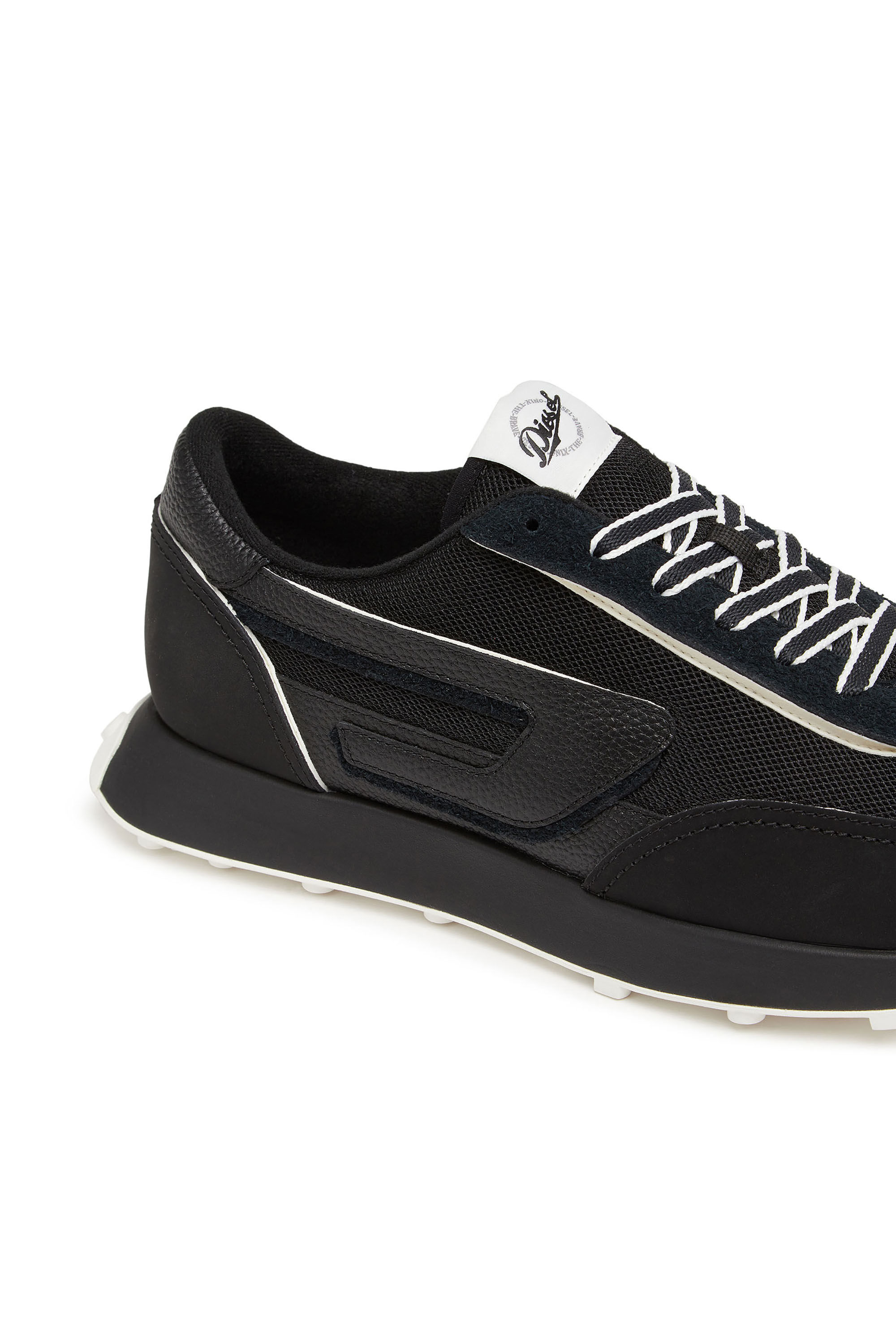 Diesel - S-RACER LC, S-Racer Lc - Deportivas en malla, gamuza y cuero Hombre in Negro - 6