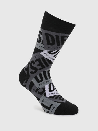 SKM-HERMINE, Black/Grey Diesel - SKM-HERMINE, Black/Grey - Socks - Image 1