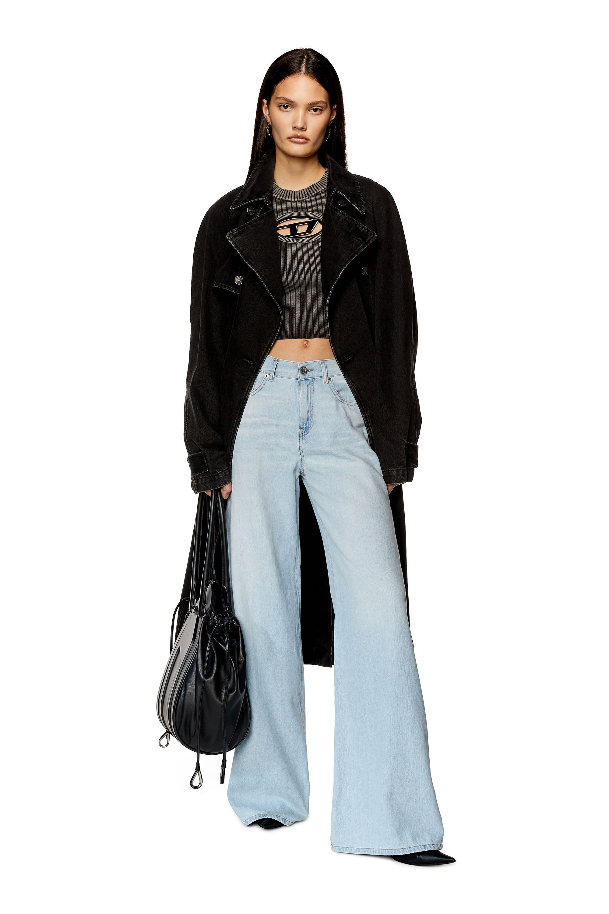 Diesel - Bootcut and Flare Jeans 1978 D-Akemi 068ES, Azul Claro - Image 1