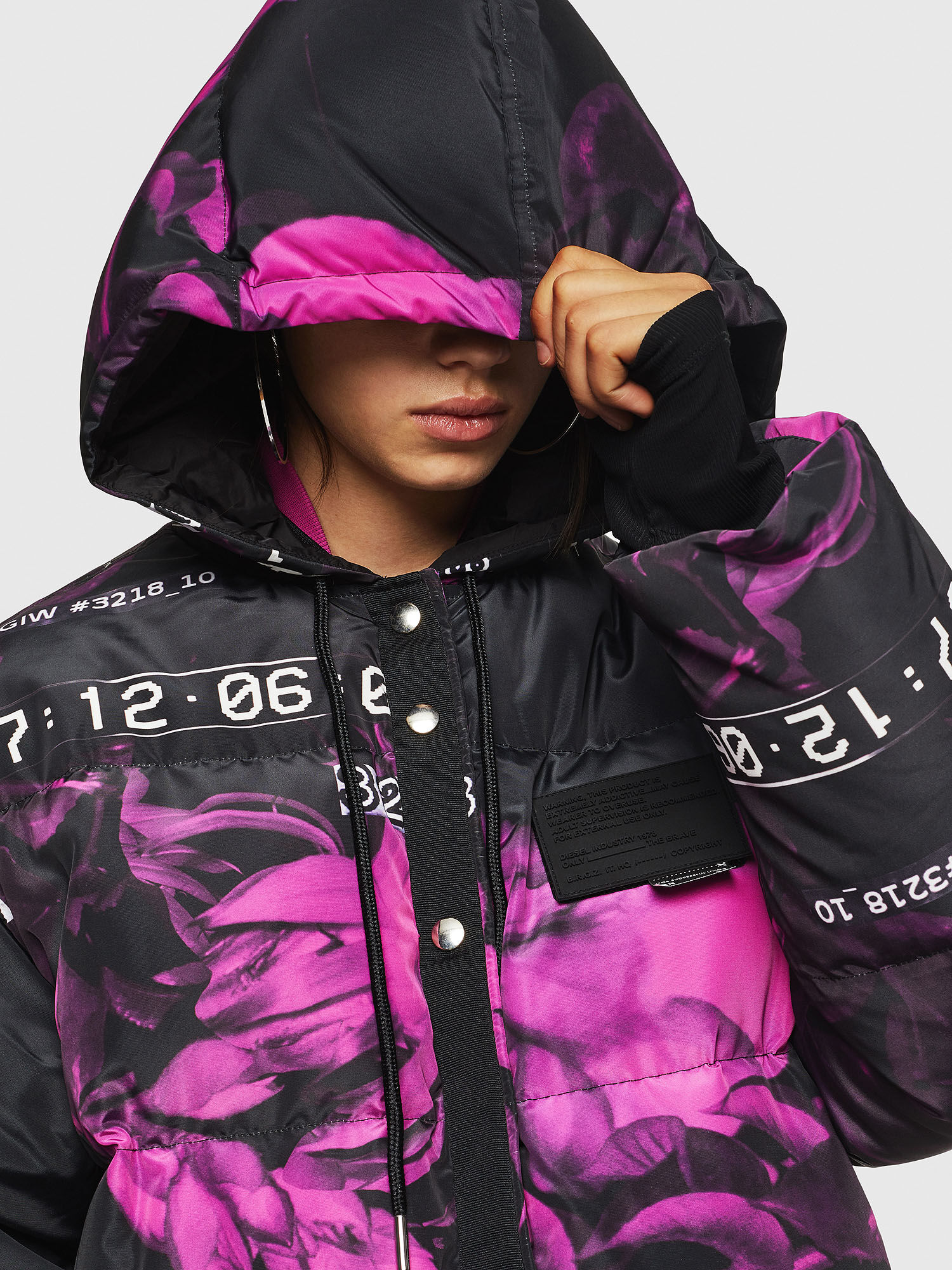 Pink deals diesel jacket