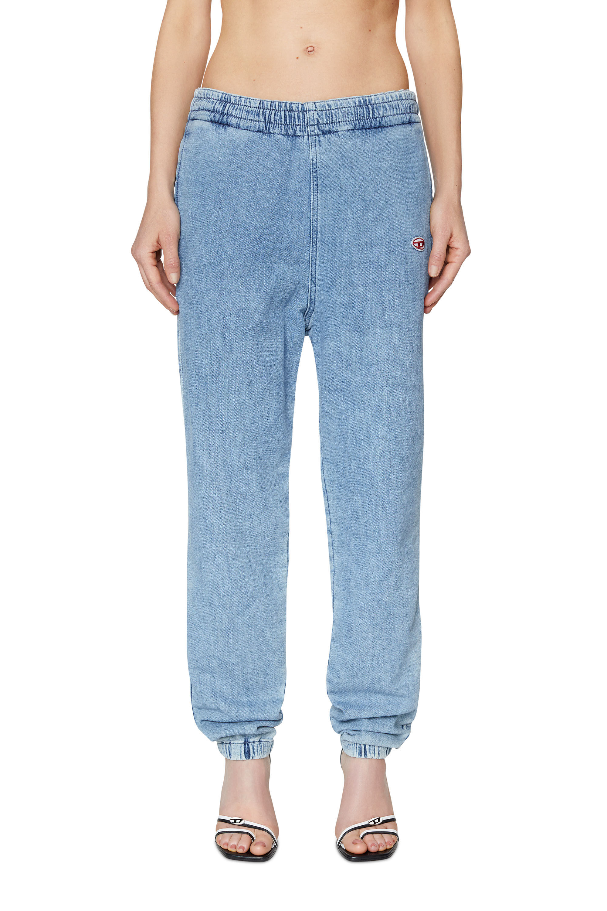D LAB TRACK DENIM Mujer Vaqueros Tapered Azul claro Diesel