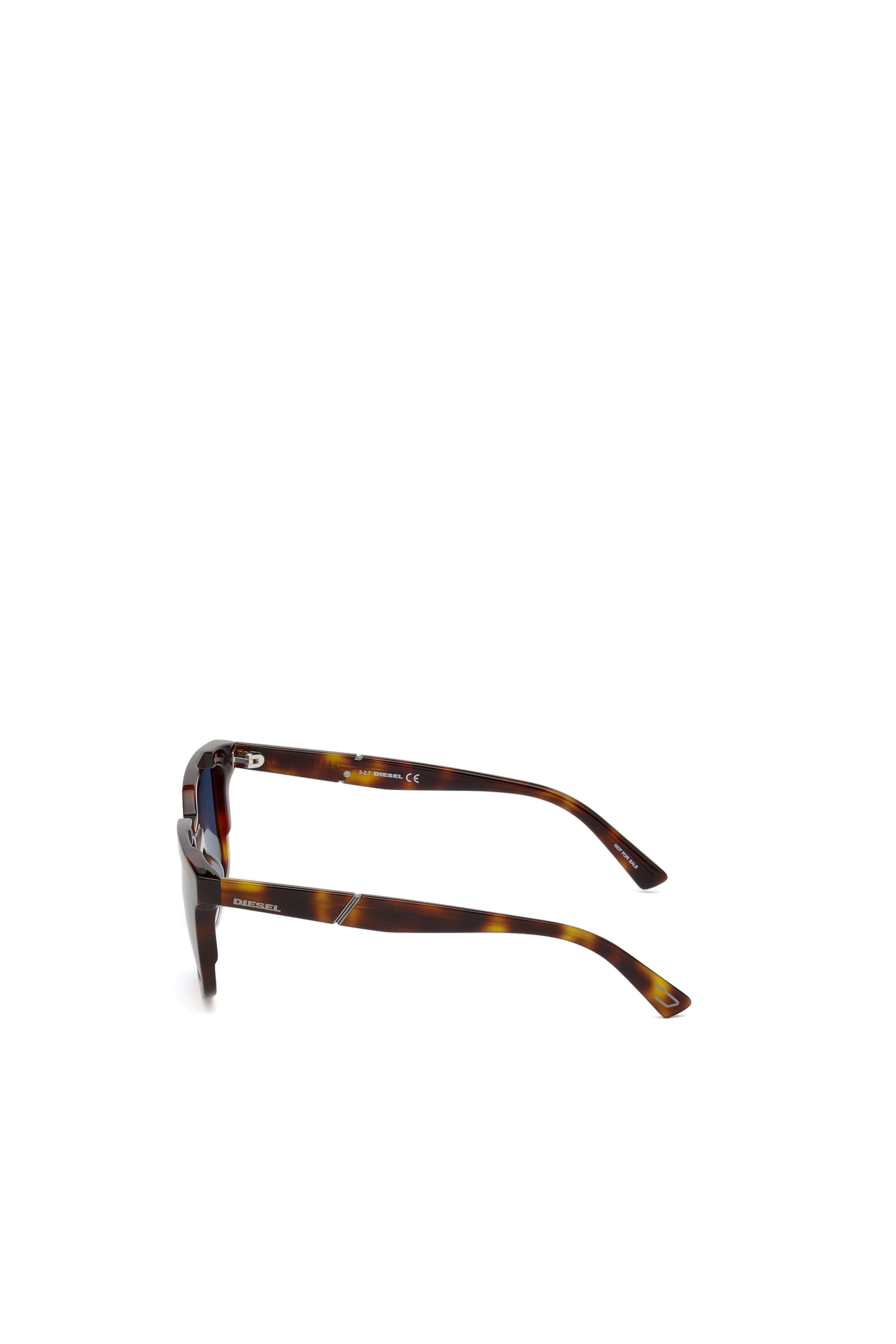 Diesel - DL0271, Gafas masculinas de montura cuadrada Hombre in Marrón - 3