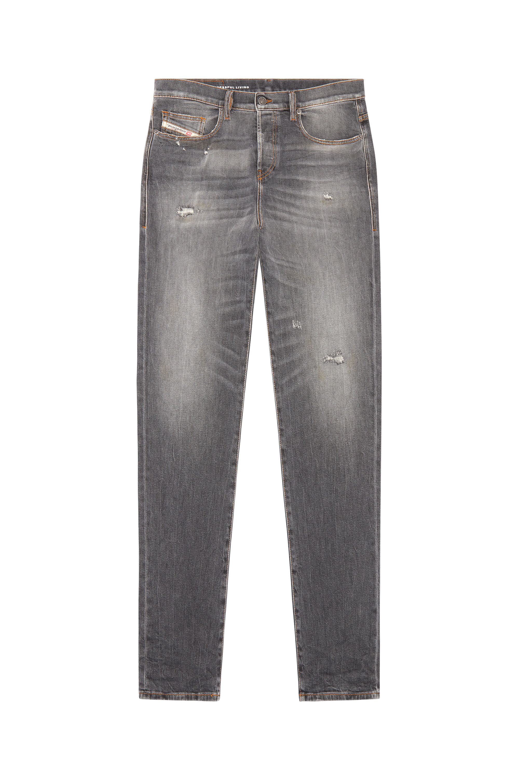 Diesel - Straight Jeans 2020 D-Viker 09G21, Negro/Gris oscuro - Image 2
