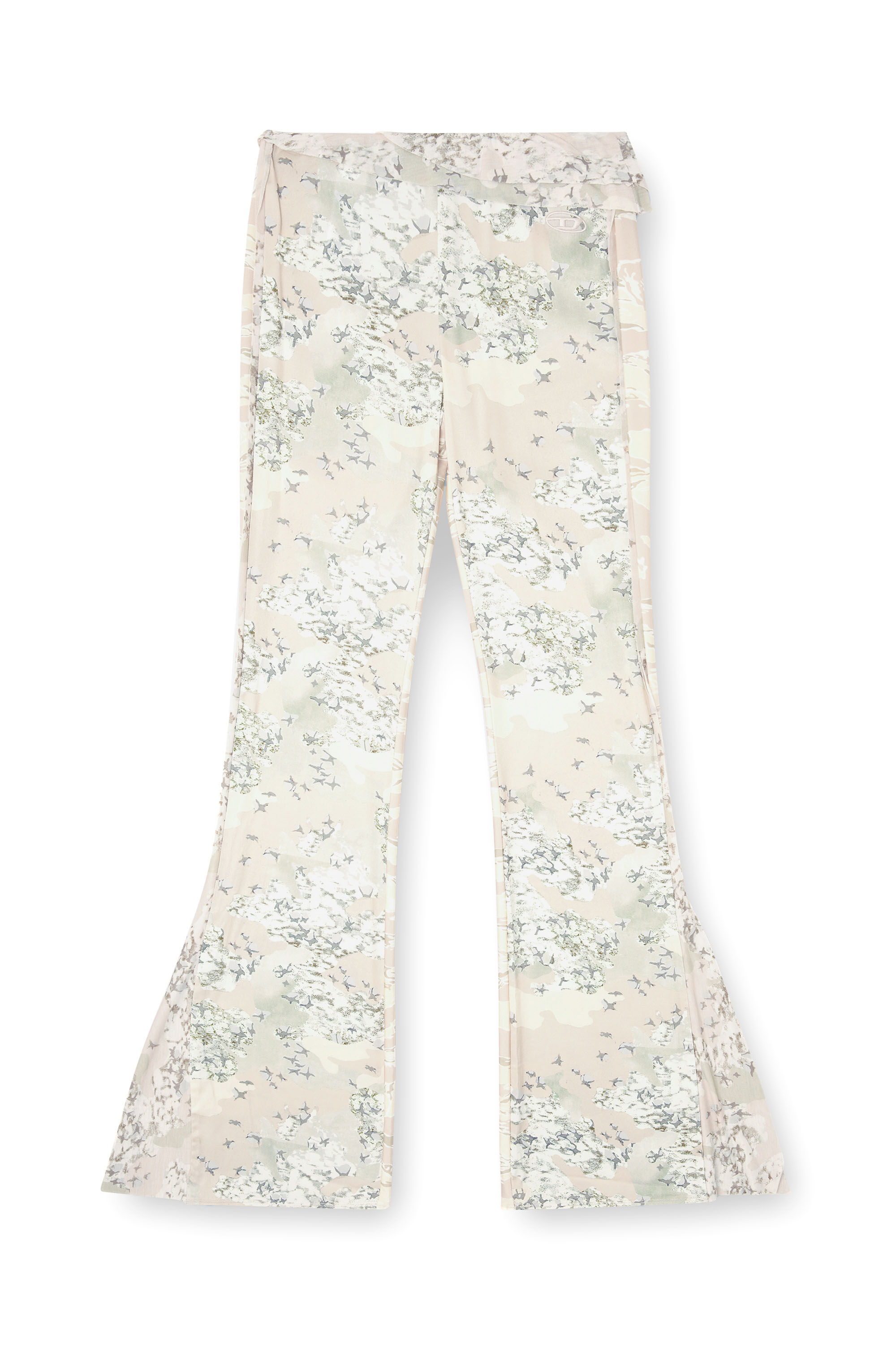 Diesel - P-AFFAL, Pantalones Jazz con mezcla de estampados de camuflaje Mujer in Beige - 2