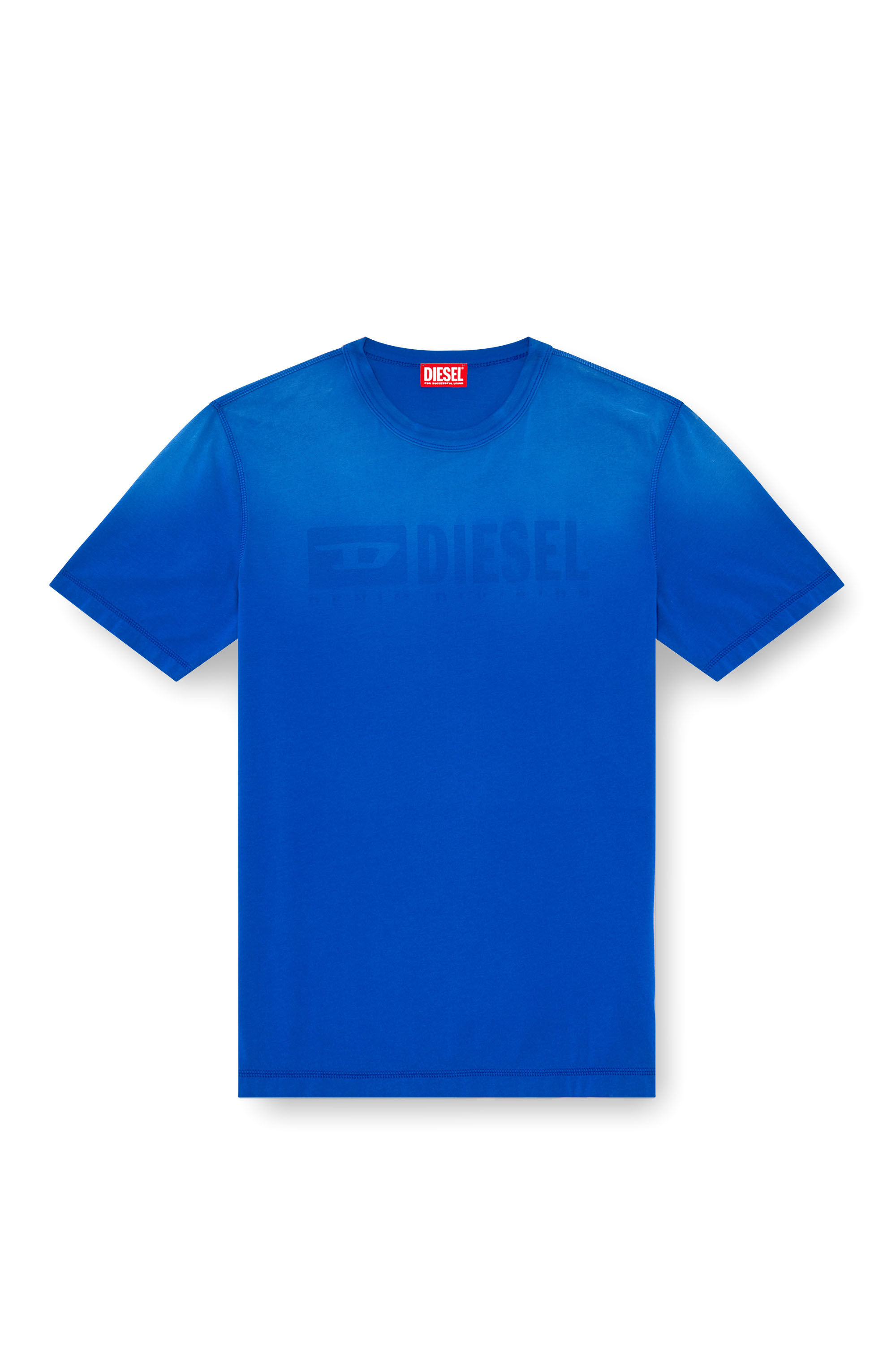 Diesel - T-ADJUST-K4, Hombre Camiseta con tratamiento desteñido por el sol in Azul marino - Image 2