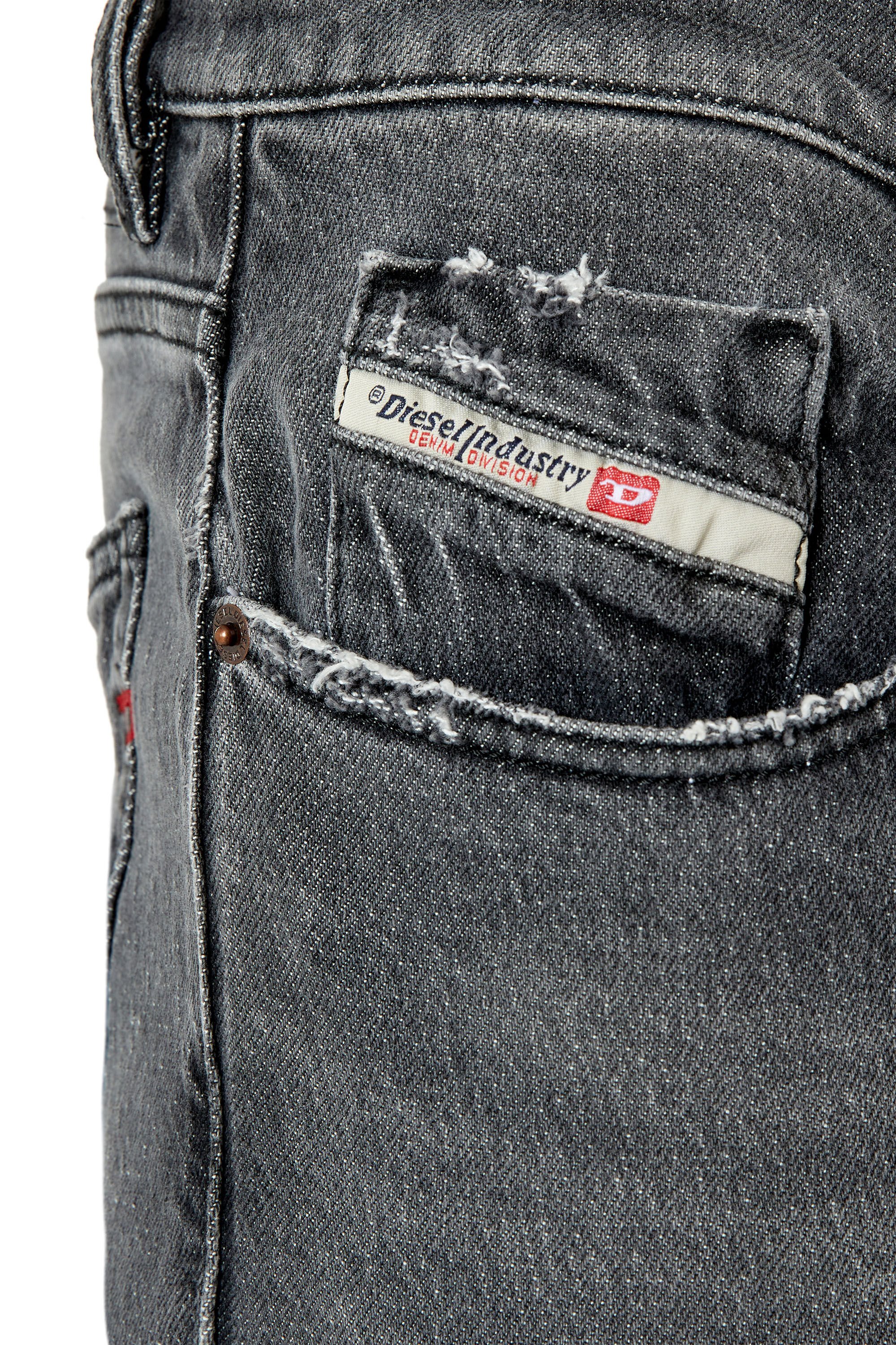 Diesel - Slim Jeans 2019 D-Strukt 09E75, Negro/Gris oscuro - Image 5