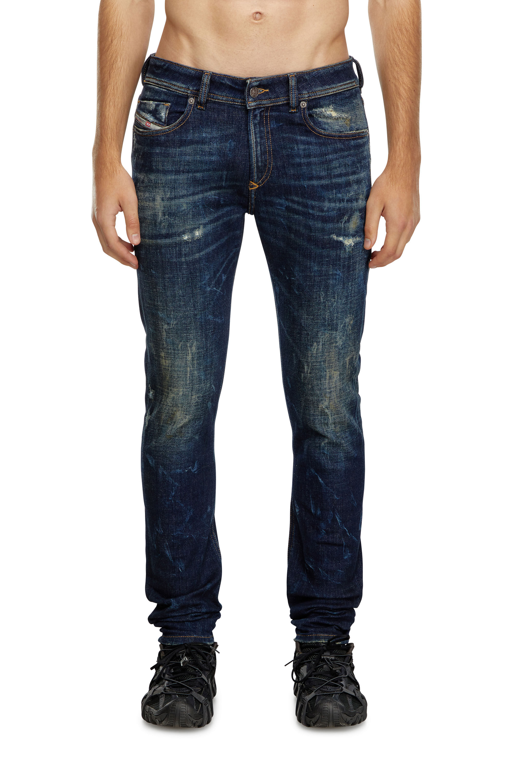 Diesel - Hombre Skinny Jeans 1979 Sleenker 09J26, Azul Oscuro - Image 3