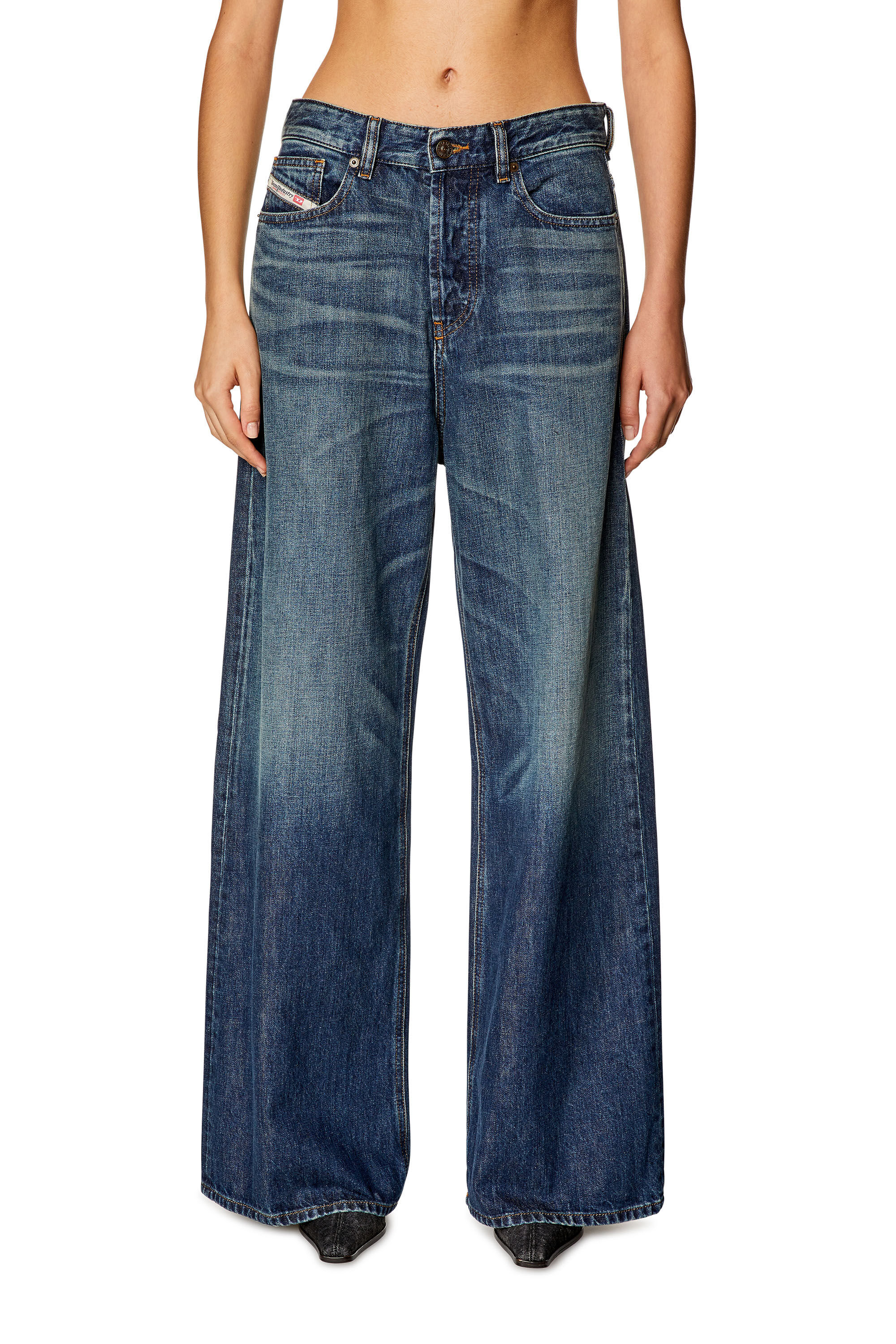 Diesel - Straight Jeans 1996 D-Sire 09H59, Azul Oscuro - Image 3
