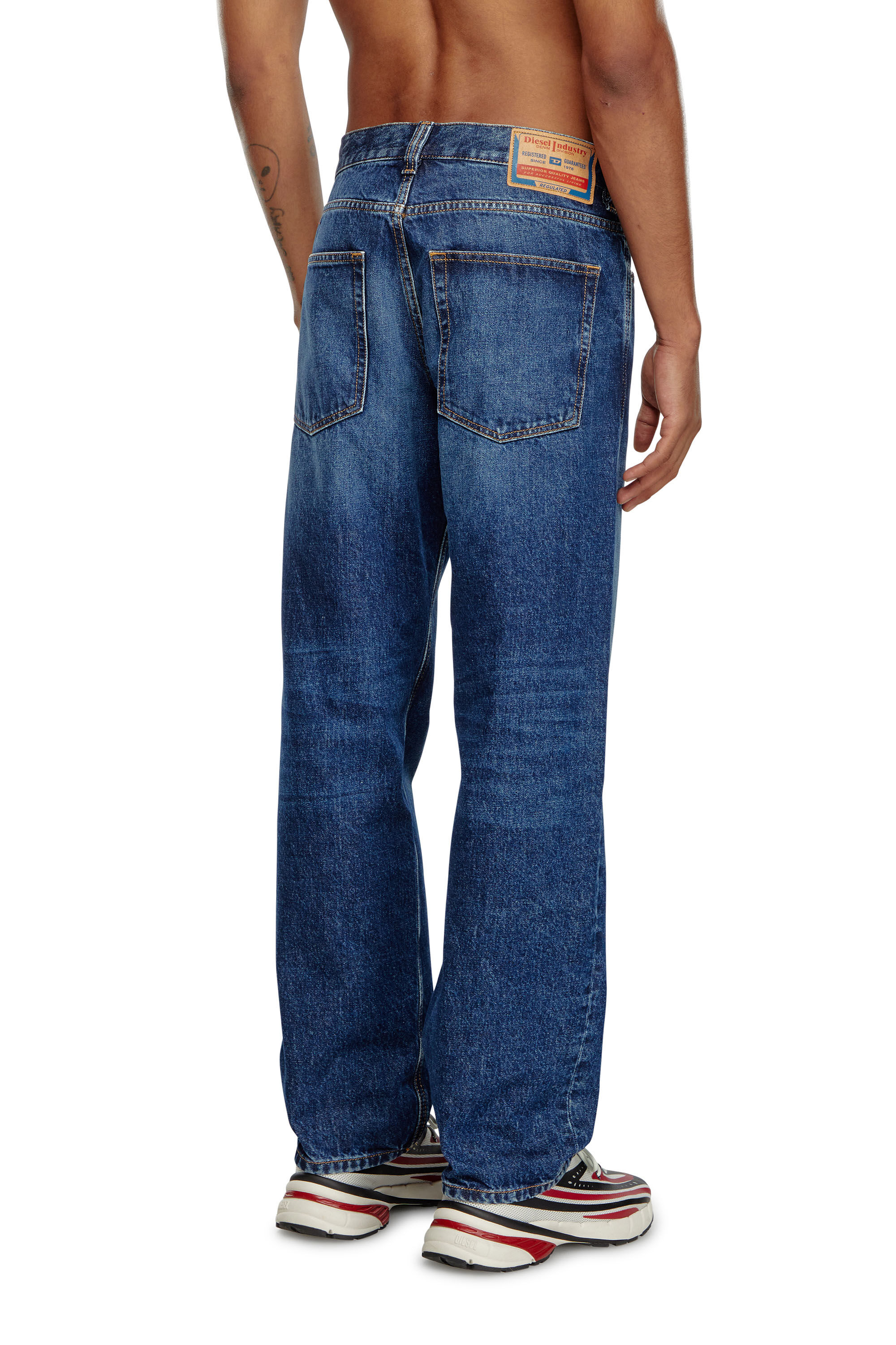 Diesel - Regular Jeans 2024 D-Macs 09I27 Hombre, Azul Oscuro - 4