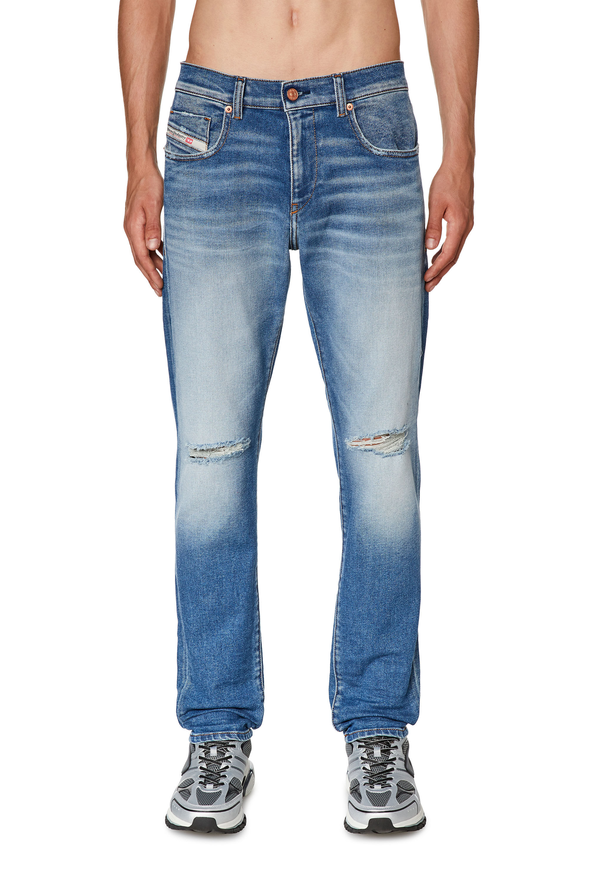 Diesel - Slim Jeans 2019 D-Strukt E9C87, Azul medio - Image 3