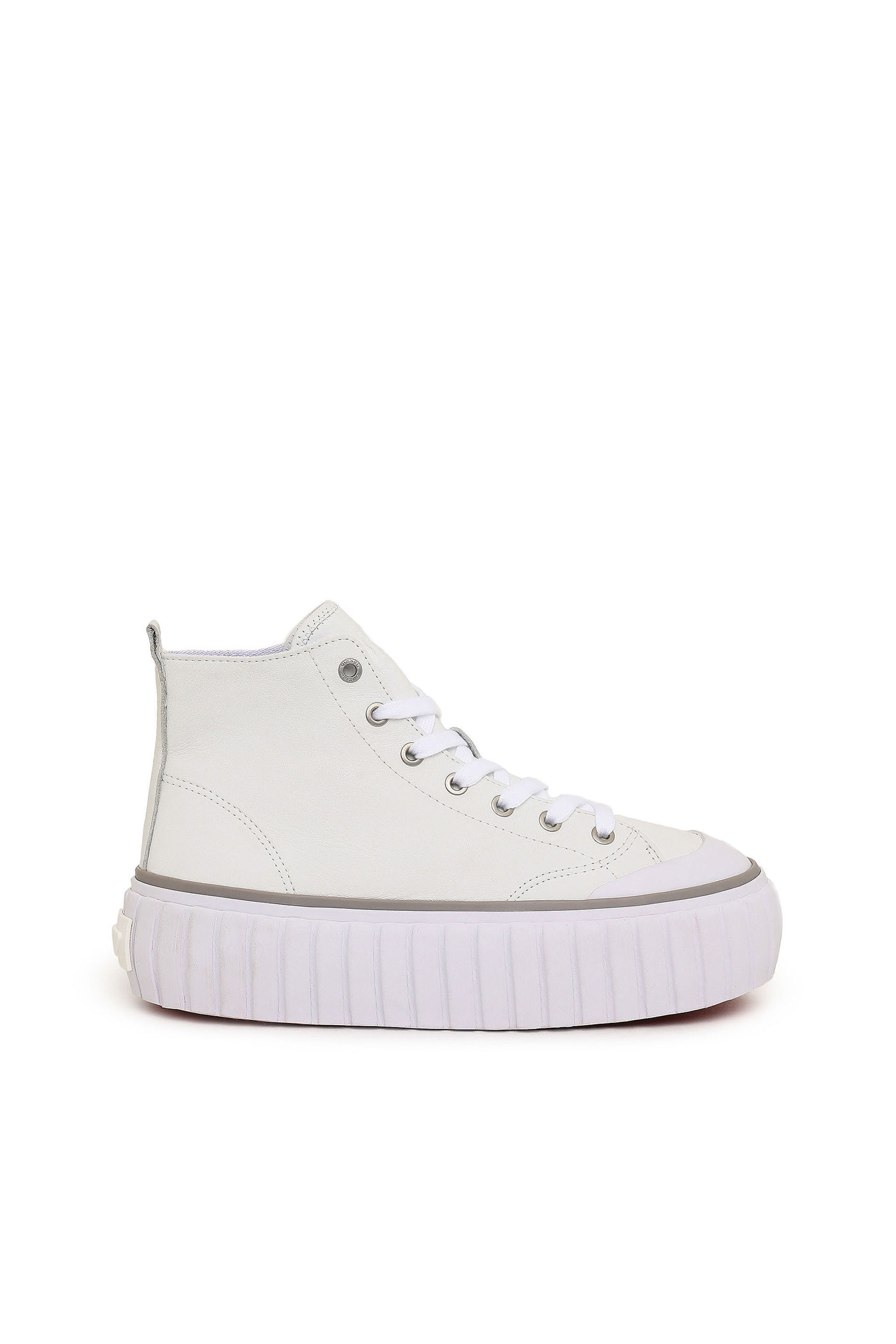 S-HANAMI MID X Unisex: High-top platform sneakers in leather | Diesel
