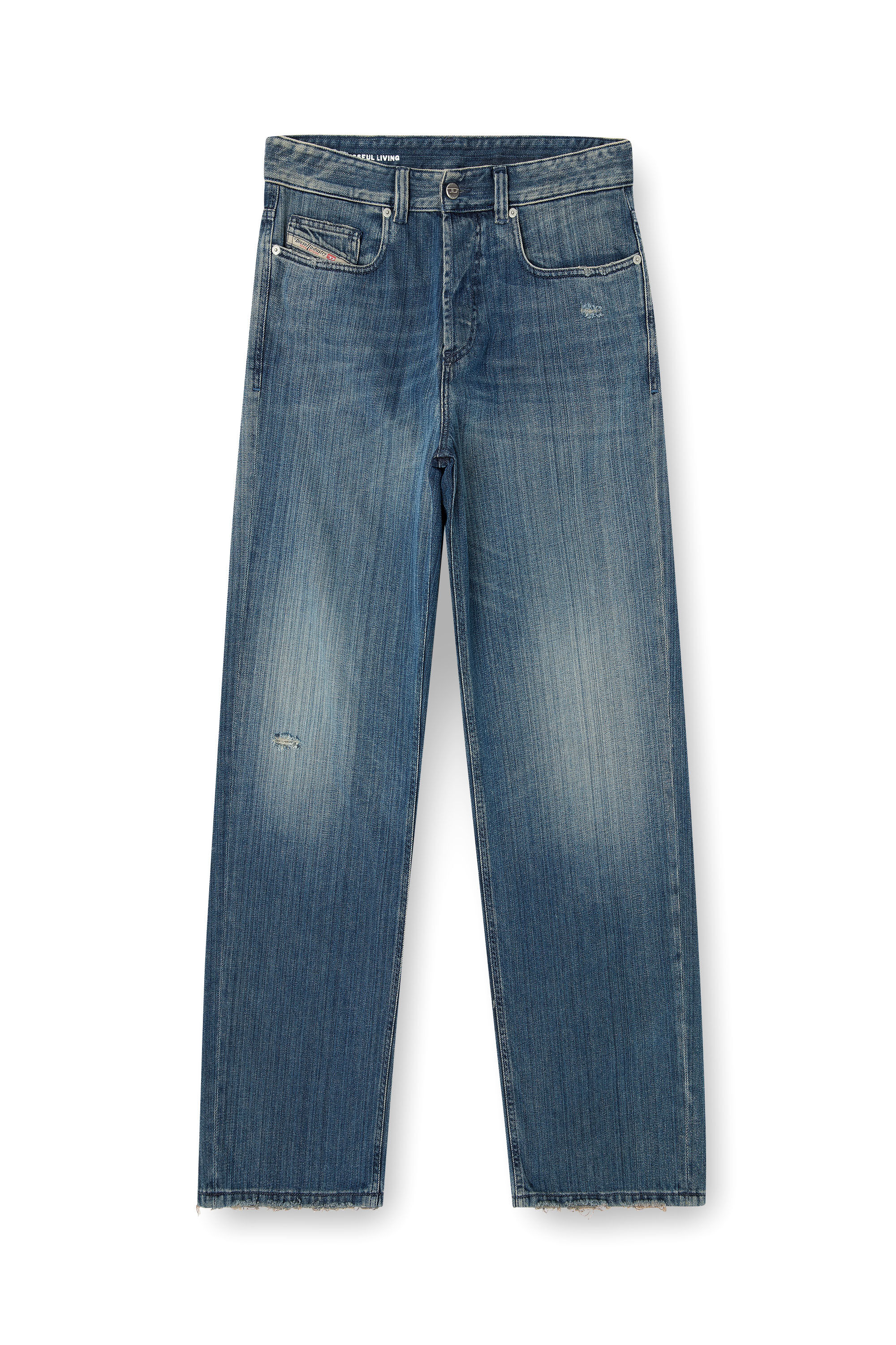 Diesel - Relaxed Jeans 2001 D-Macro 09M09 Hombre, Azul Oscuro - 2