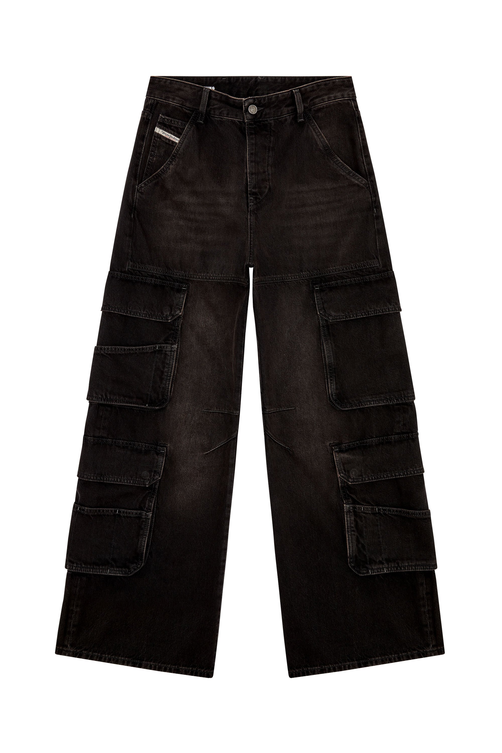 Diesel - Straight Jeans 1996 D-Sire 0KIAG, Black/Dark grey - Image 1