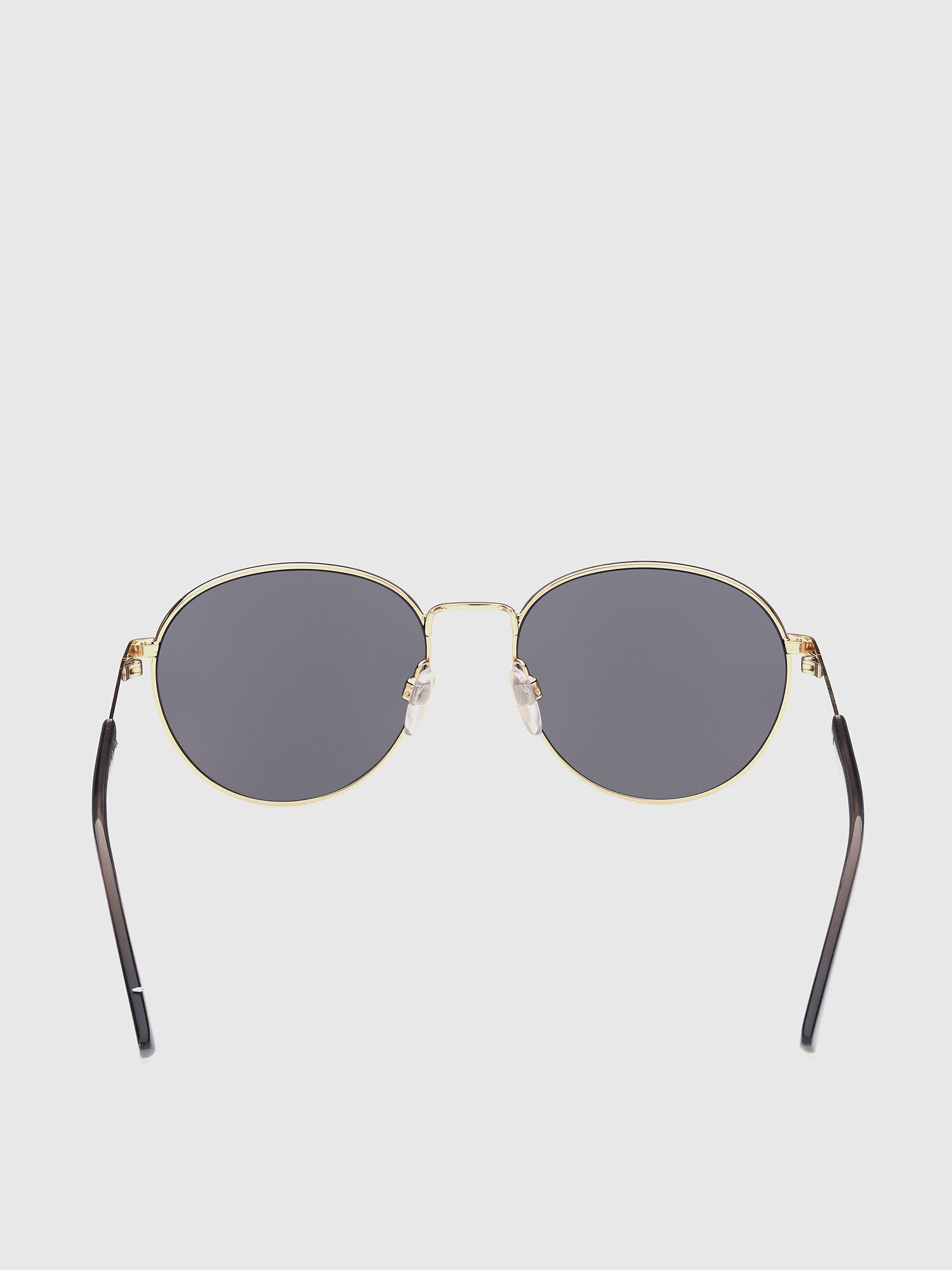Diesel - DL0355, Man's Round easy to wear metal sunglasses in Black/Gold - 4