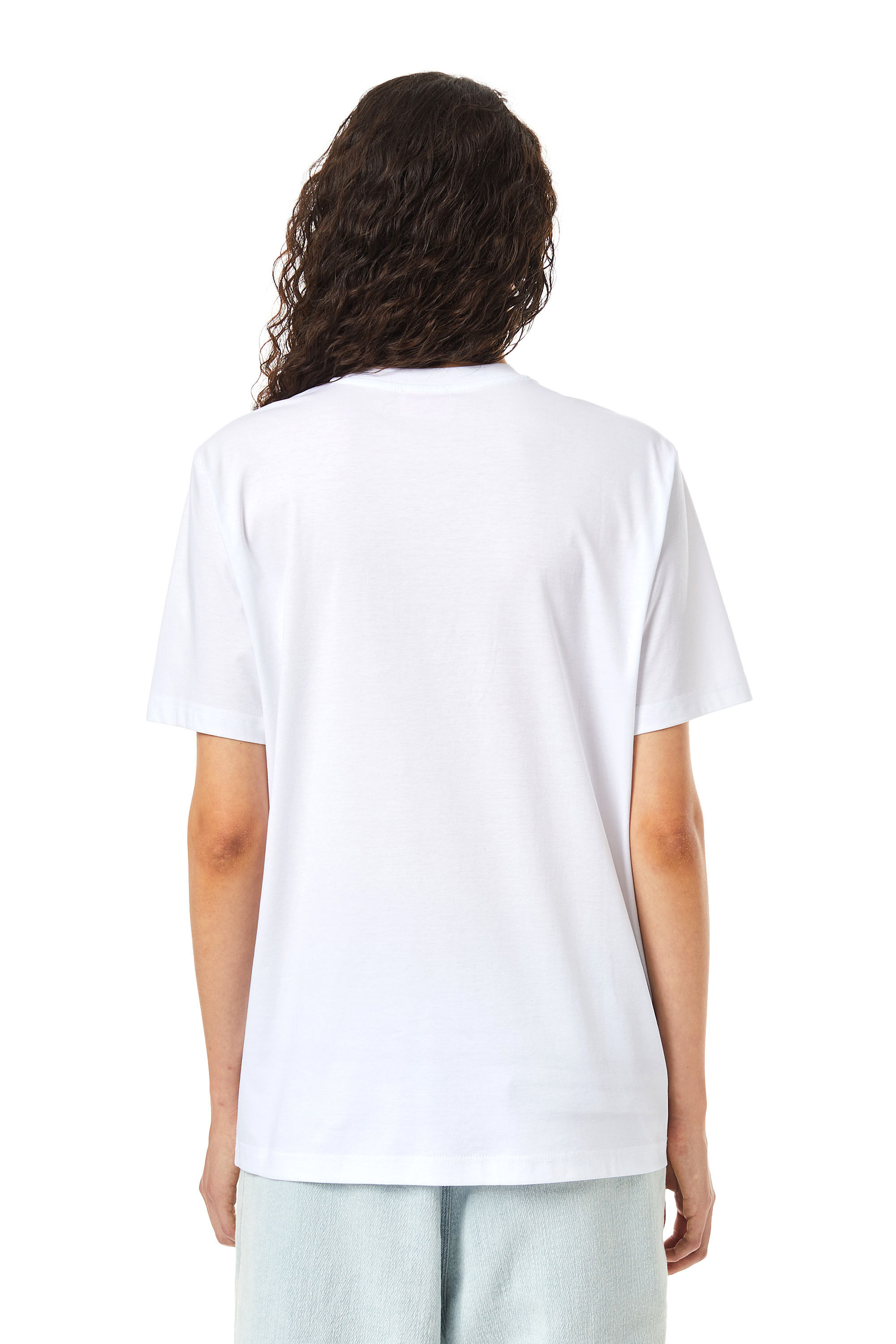 直営店☆DIESEL☆ T-JUST-DOVAL-PJ ワンポイントロゴ Tシャツ T-JUST-DOVAL-PJ: T-shirt with oval D patch | Diesel