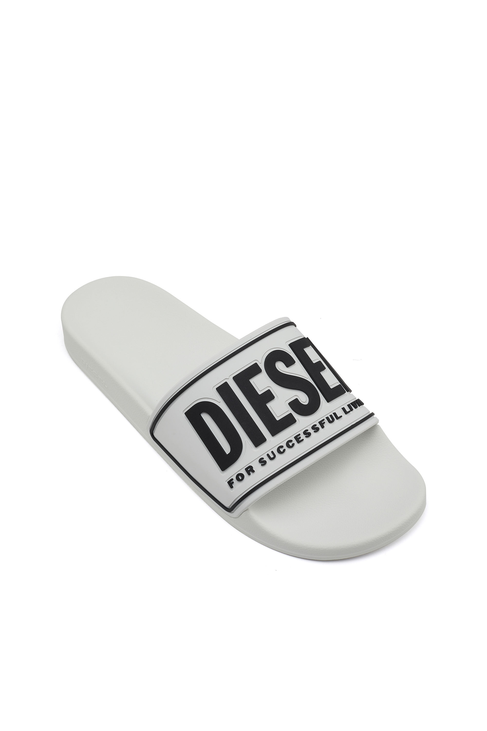 【DIESEL】 Sa-Mayemi CC Pool Slides Black Diesel's rubber slides for Man | Diesel SA-MAYEMI CC
