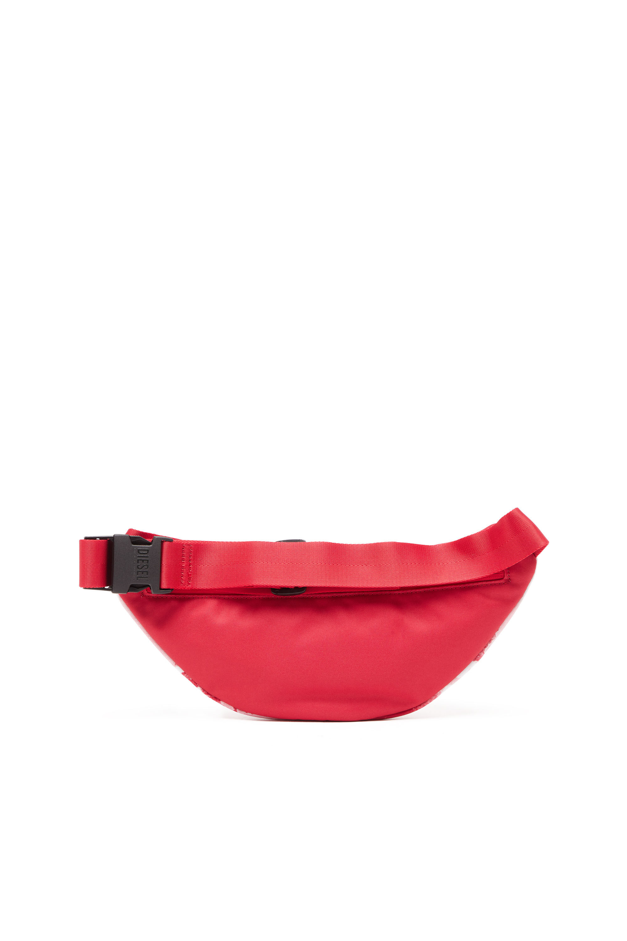 Men's Rave Beltbag X - Belt bag in logo-printed fabric | Red | Diesel