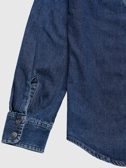 US-D-EAST-P, Medium Blue Diesel - US-D-EAST-P, Medium Blue - Denim Shirts - Image 6
