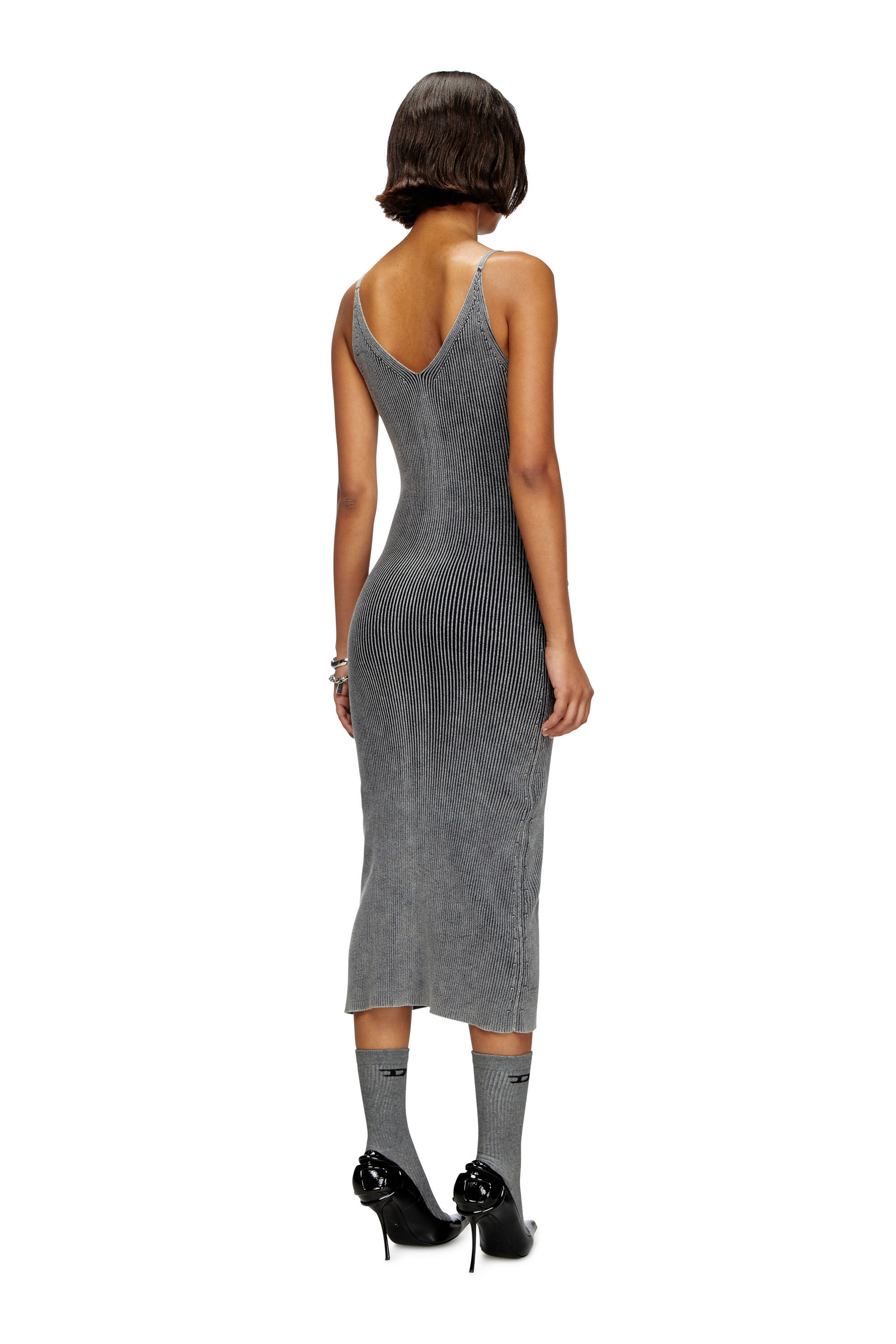 【関税&送料込】Diesel Grey Stretch Cotton Blend Mini Dress Sumi Active Whisper Stretch Hooded Cargo Mini Dress