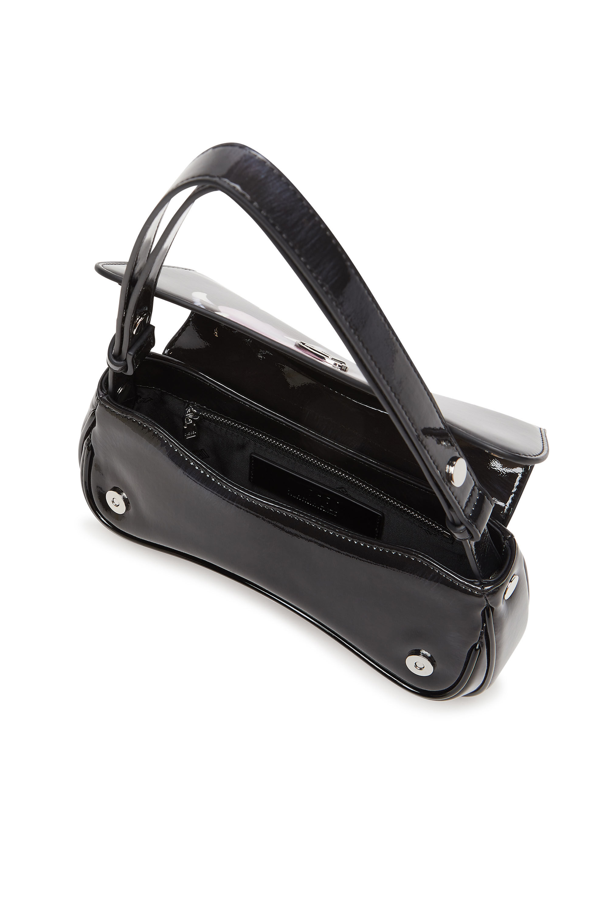 2025年新作アイテムが続々登場 Play-Glossy Women's clutch Diesel | Black | print with バッグ