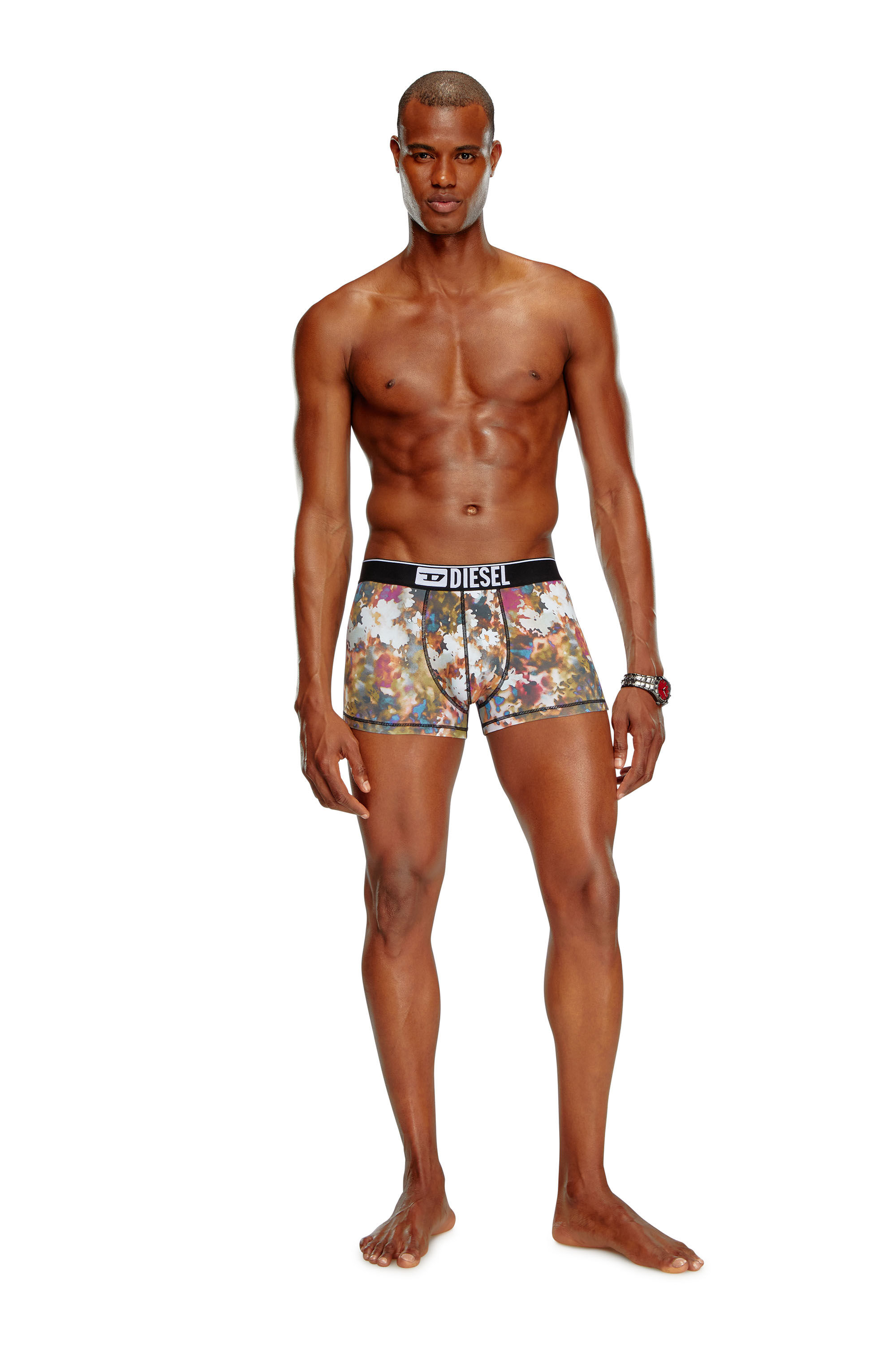 Diesel - UMBX-DAMIEN, Bóxers ajustados con estampado abstracto Hombre in Multicolor - 2