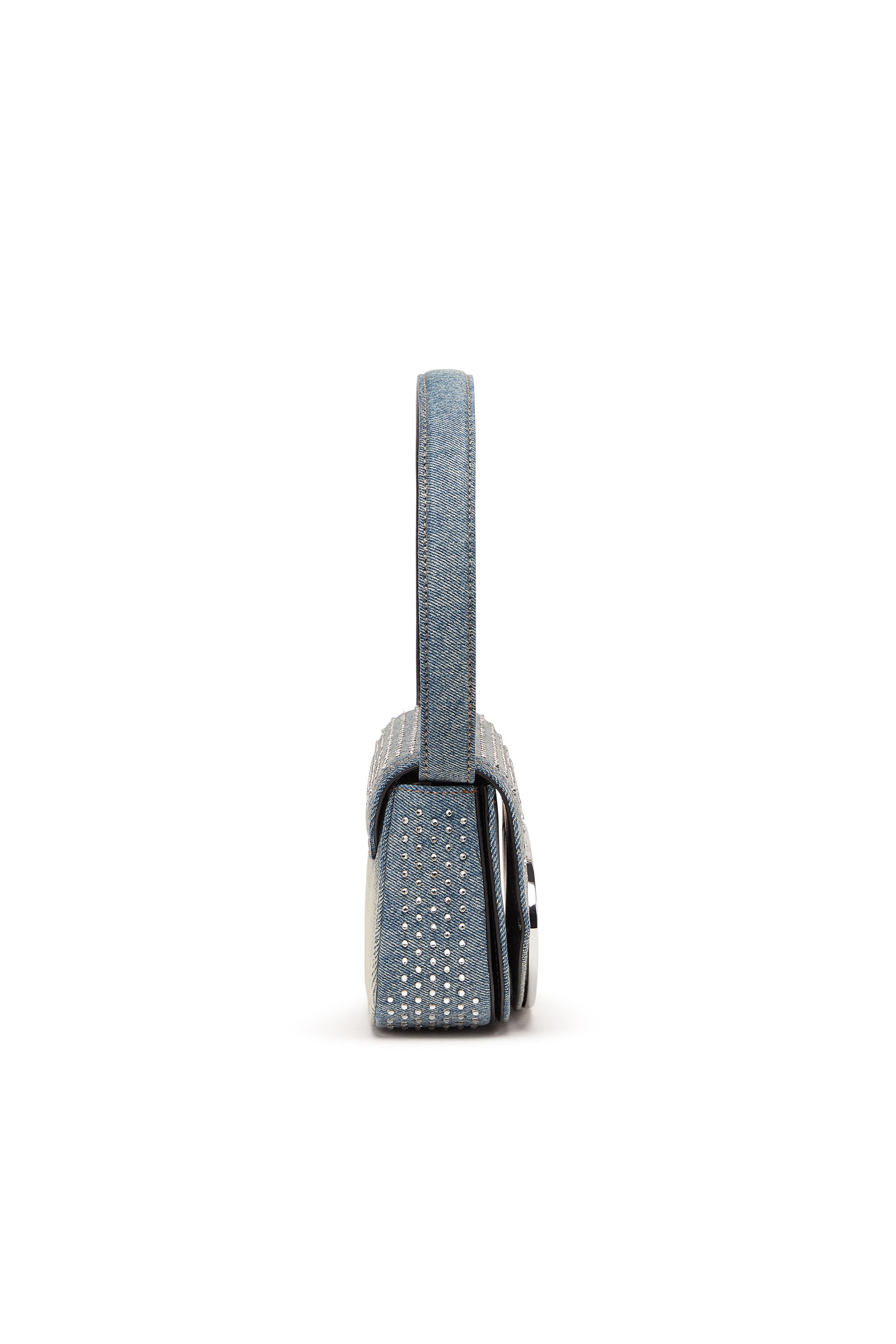 1DR Woman: Crystal-embellished leather shoulder bag | Diesel