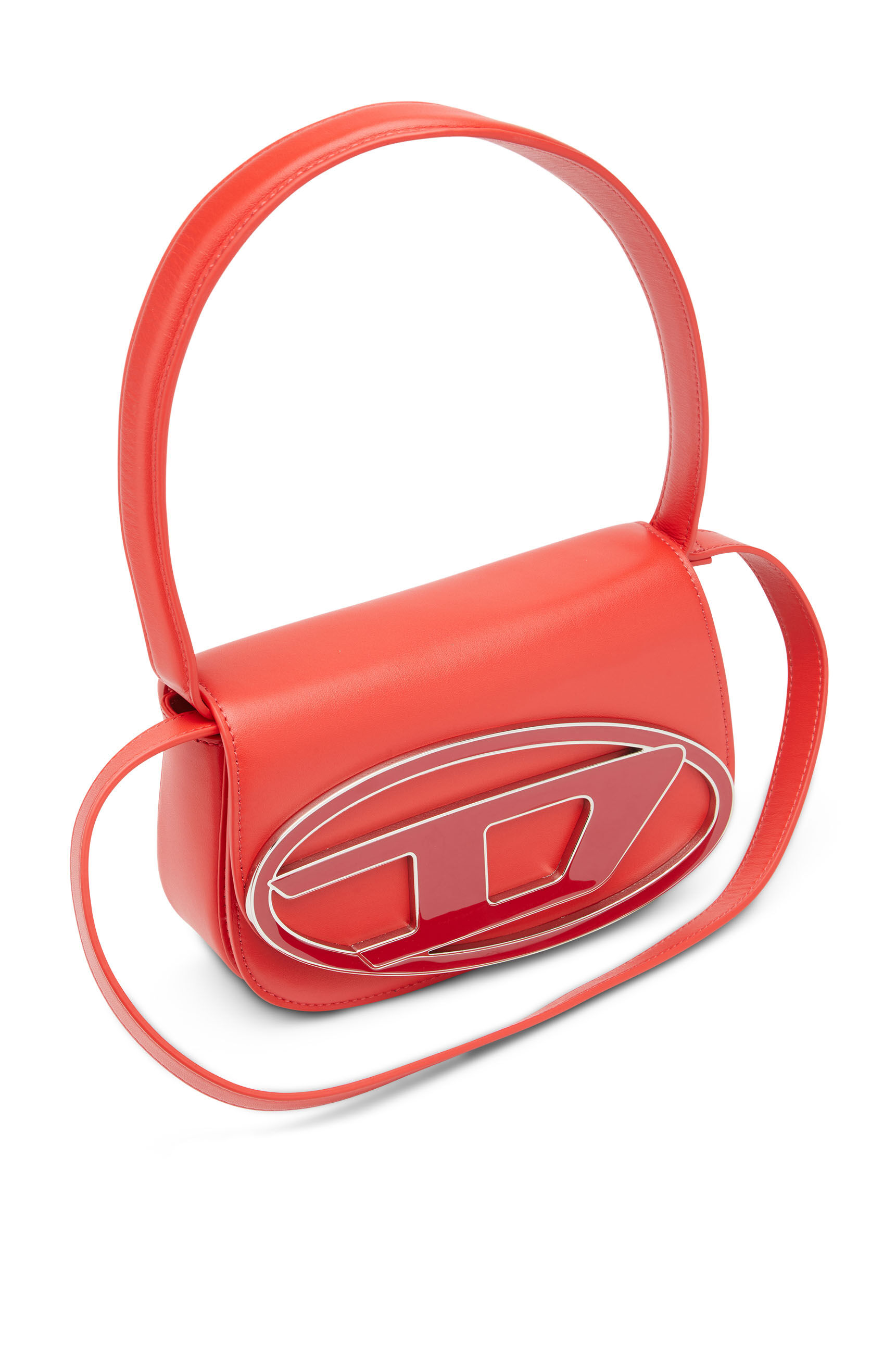 1Dr Shoulder Bag Diesel Leather Red