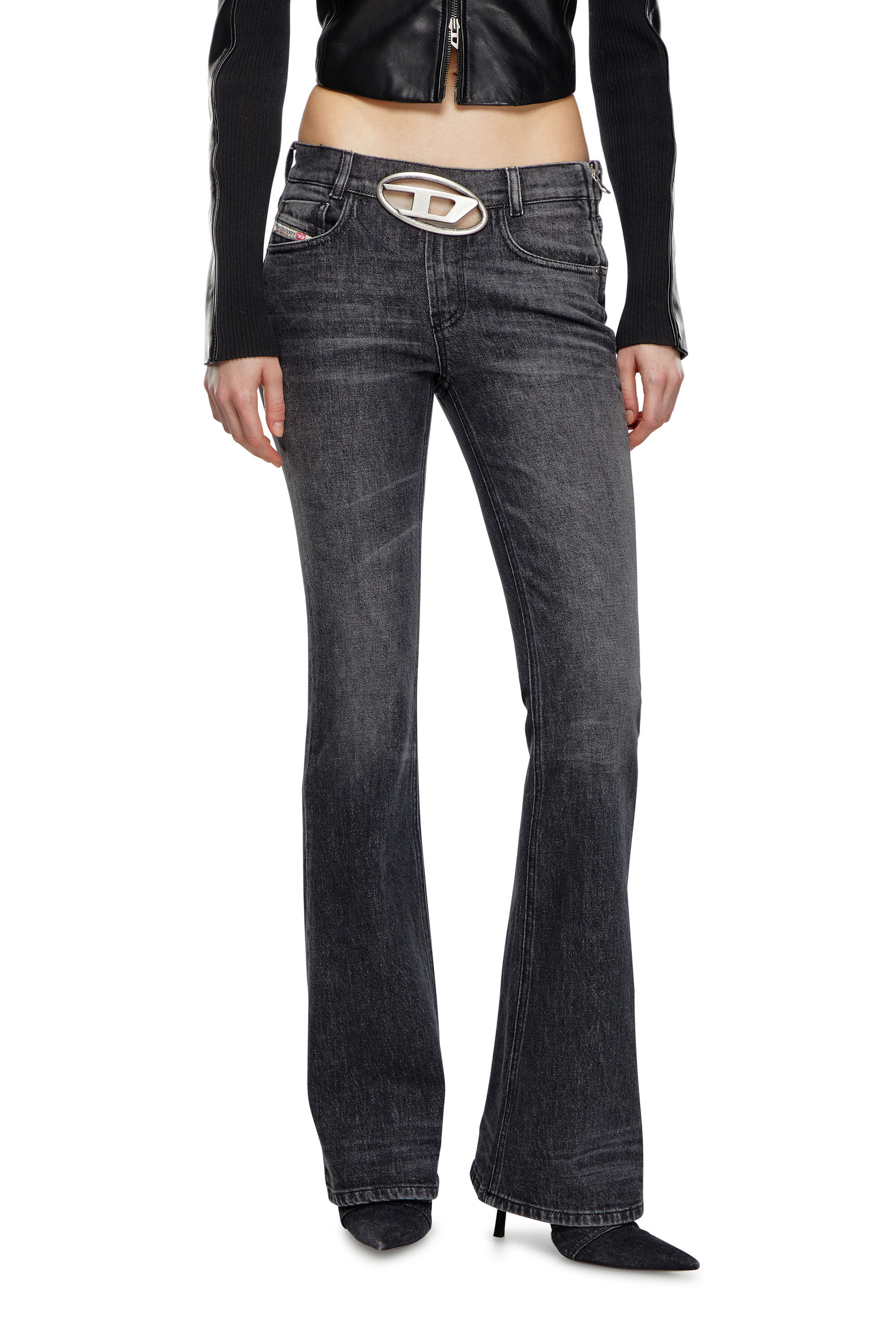 Diesel - Bootcut and Flare Jeans 1969 D-Ebbey 0CKAH, Negro/Gris oscuro - Image 3
