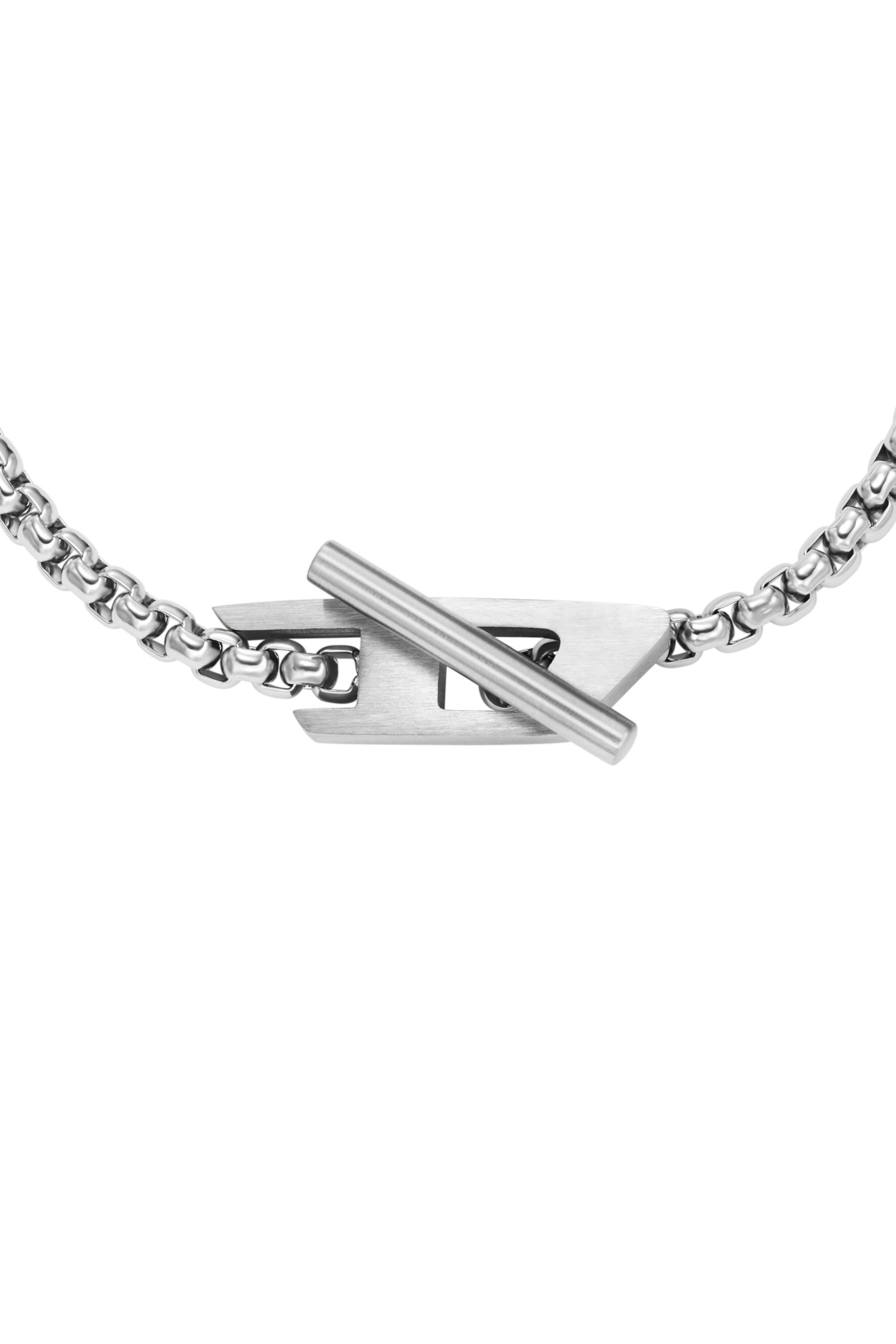Diesel - DX1476, Pulsera de cadena de acero inoxidable Unisex in Plateado - 2