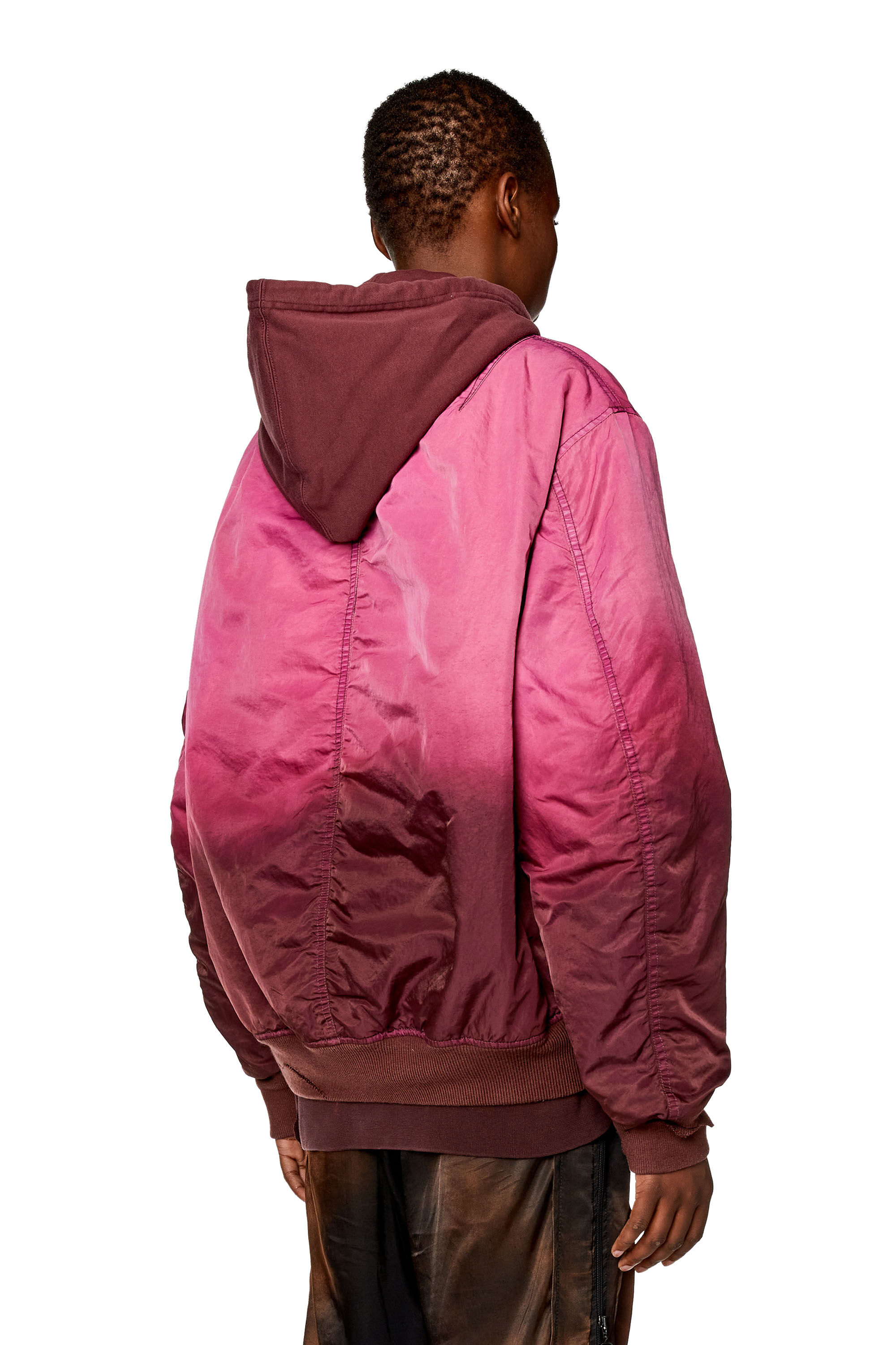 DIESEL g-kamila layered bomber jacket - Multi | Garmentory
