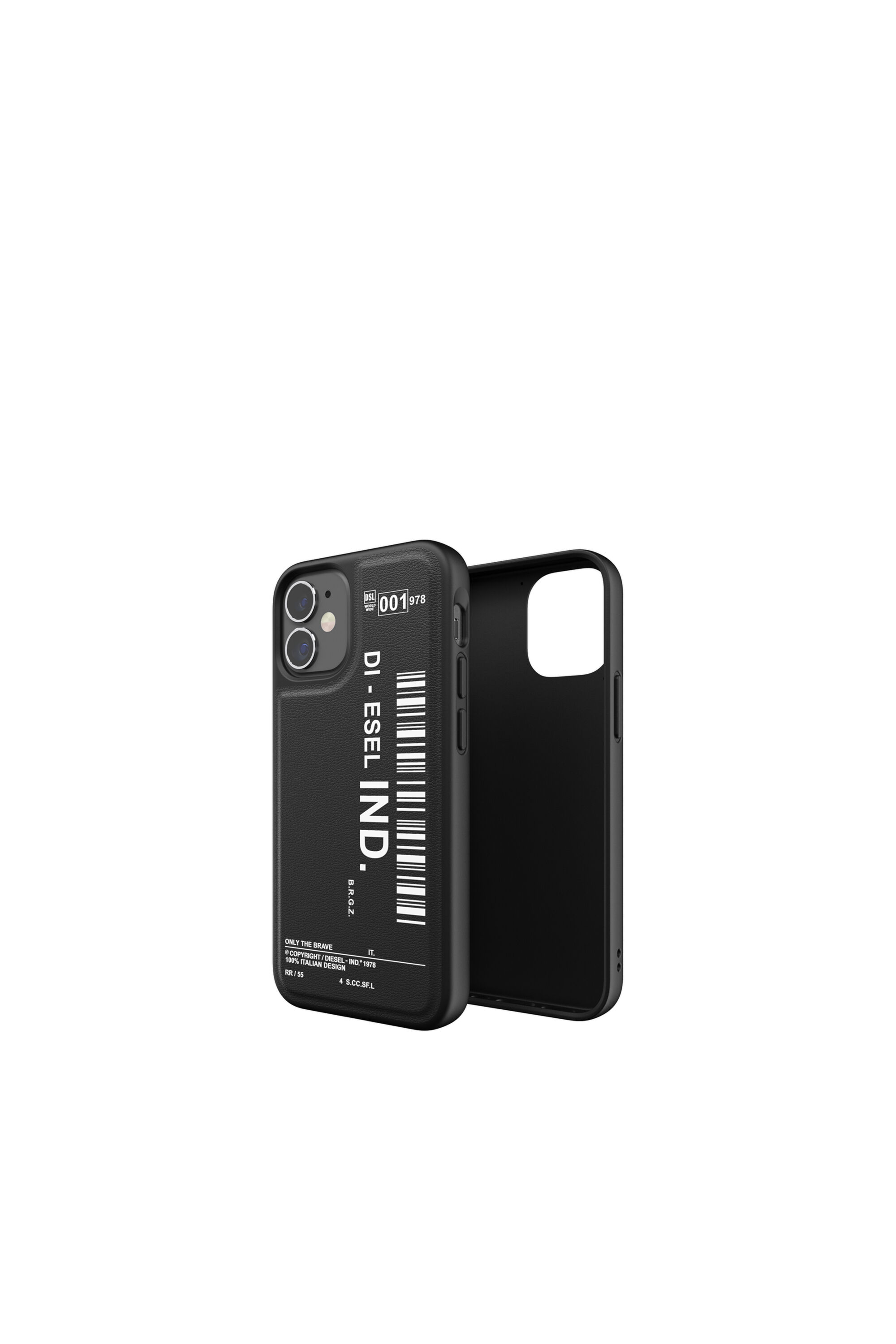 Diesel - 42488 STANDARD CASE, Funda moldeada por iPhone 12 Mini Unisex in Negro - 1