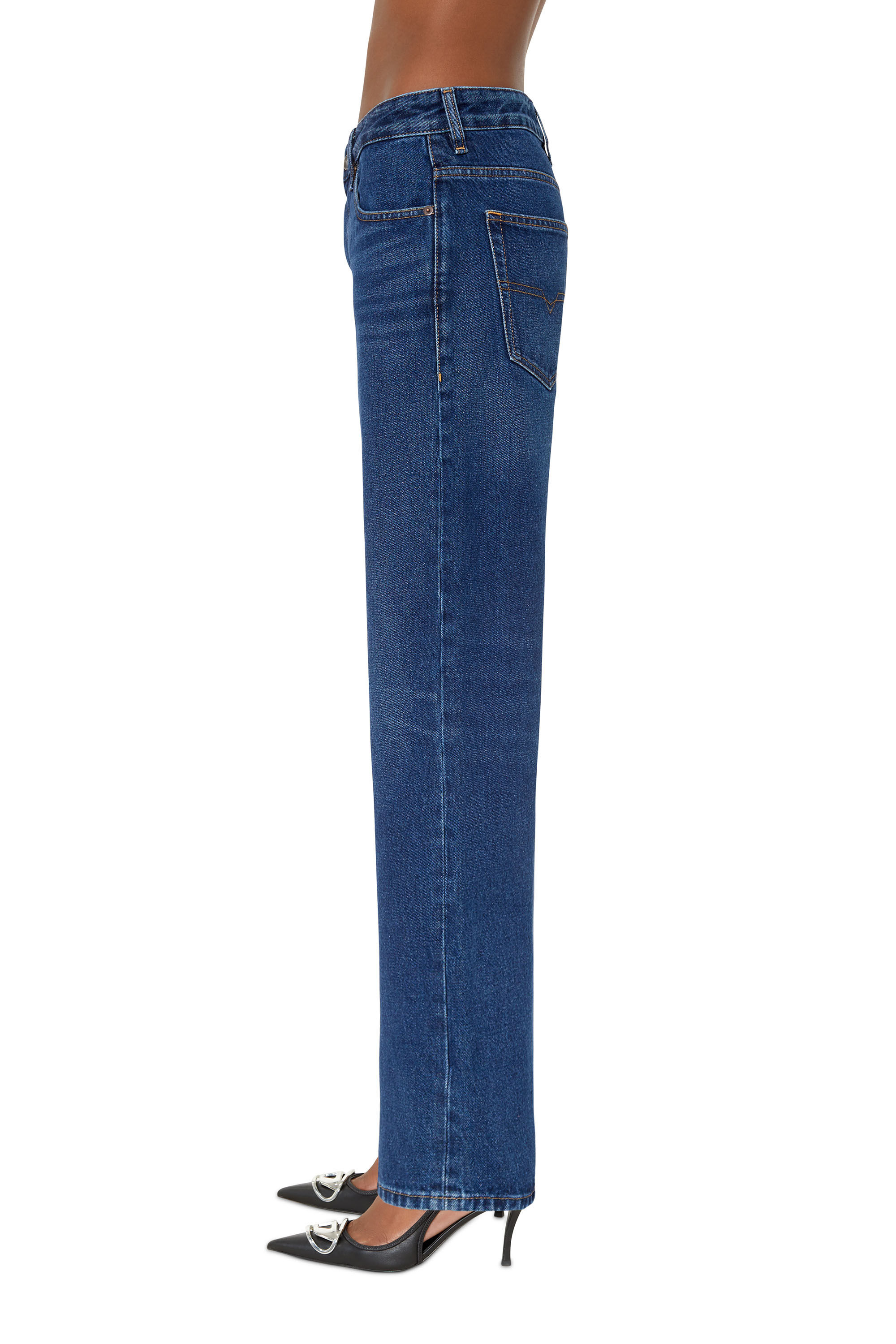 Diesel - 1999 007E6 Straight Jeans, Azul Oscuro - Image 6