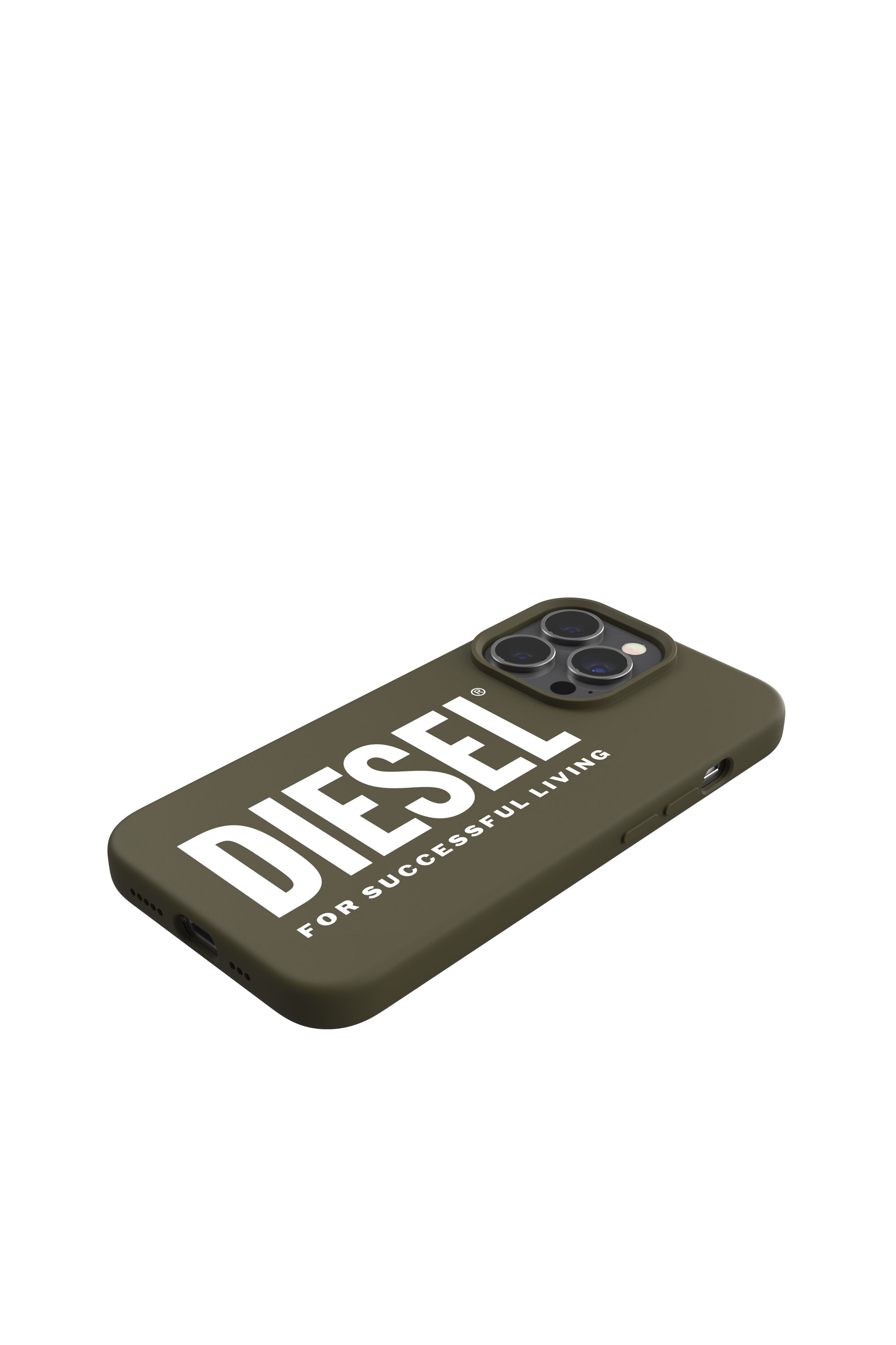 Diesel - 47166 SILICONE CASE, Funda de silicona por iPhone 13 / 13 Pro Unisex in Verde - 4