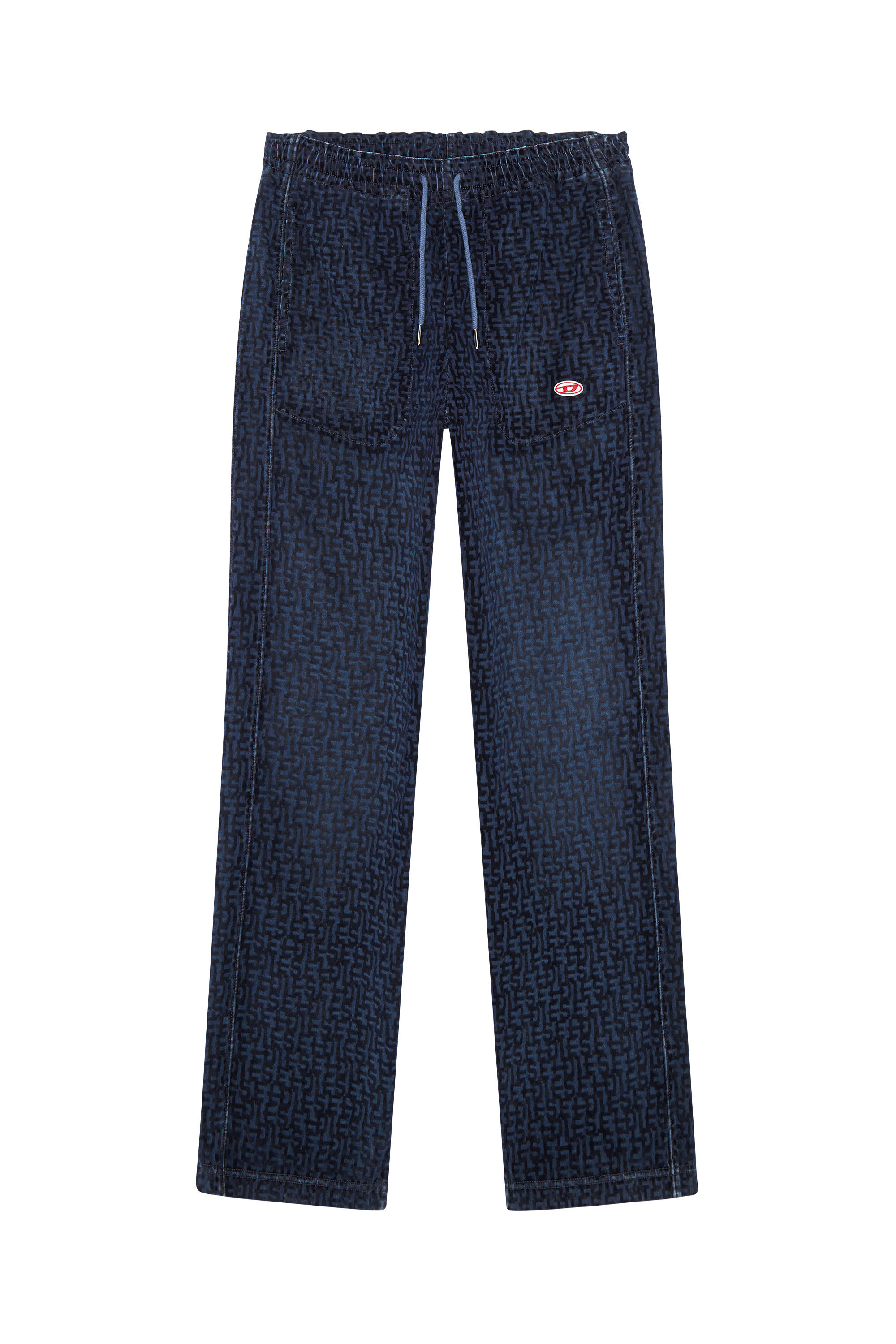 Diesel - D-Martians Track Denim 068BY Straight, Dark Blue - Image 2