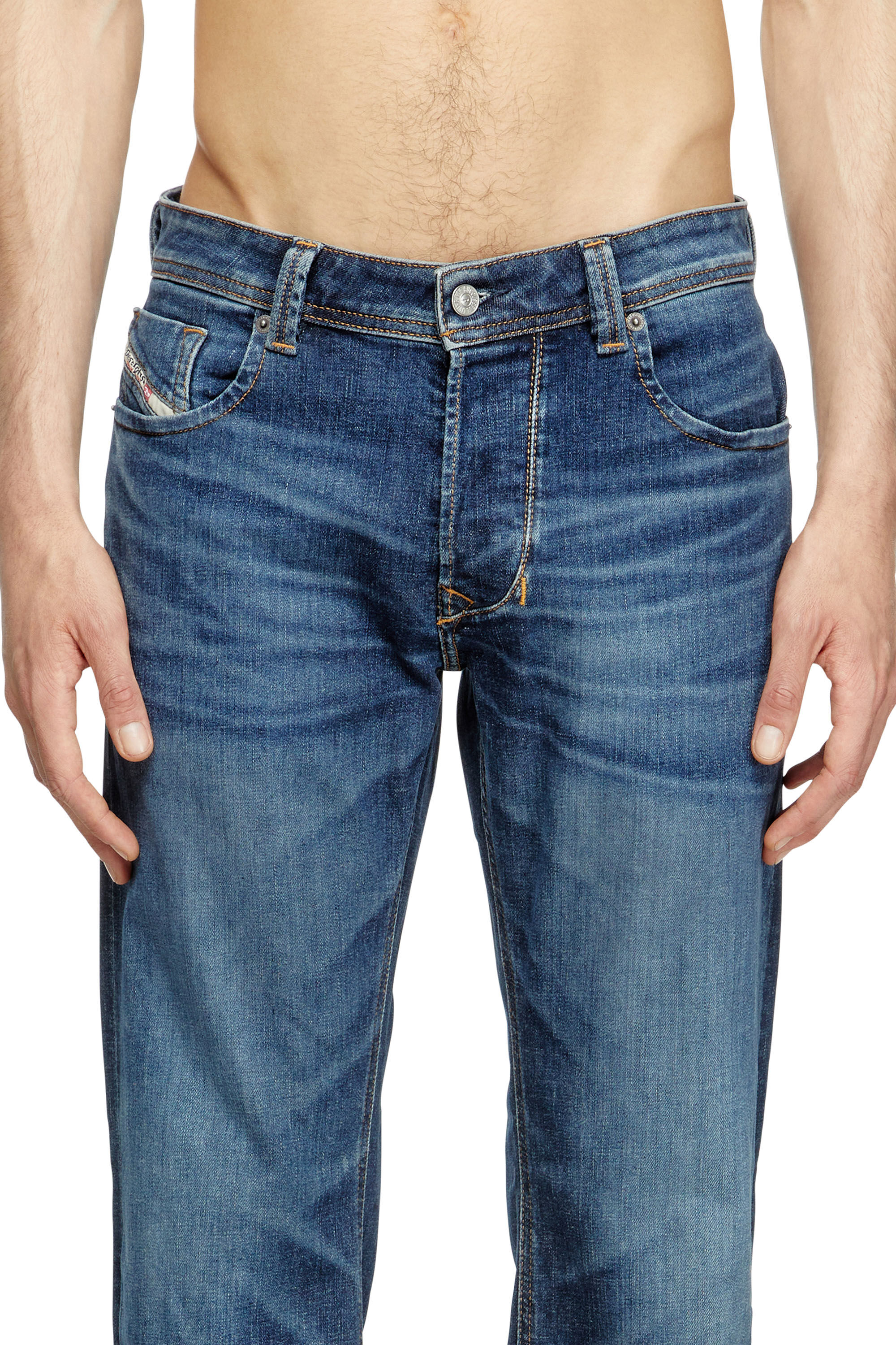 Men's Regular Jeans | Dark Blue | Diesel 1985 Larkee