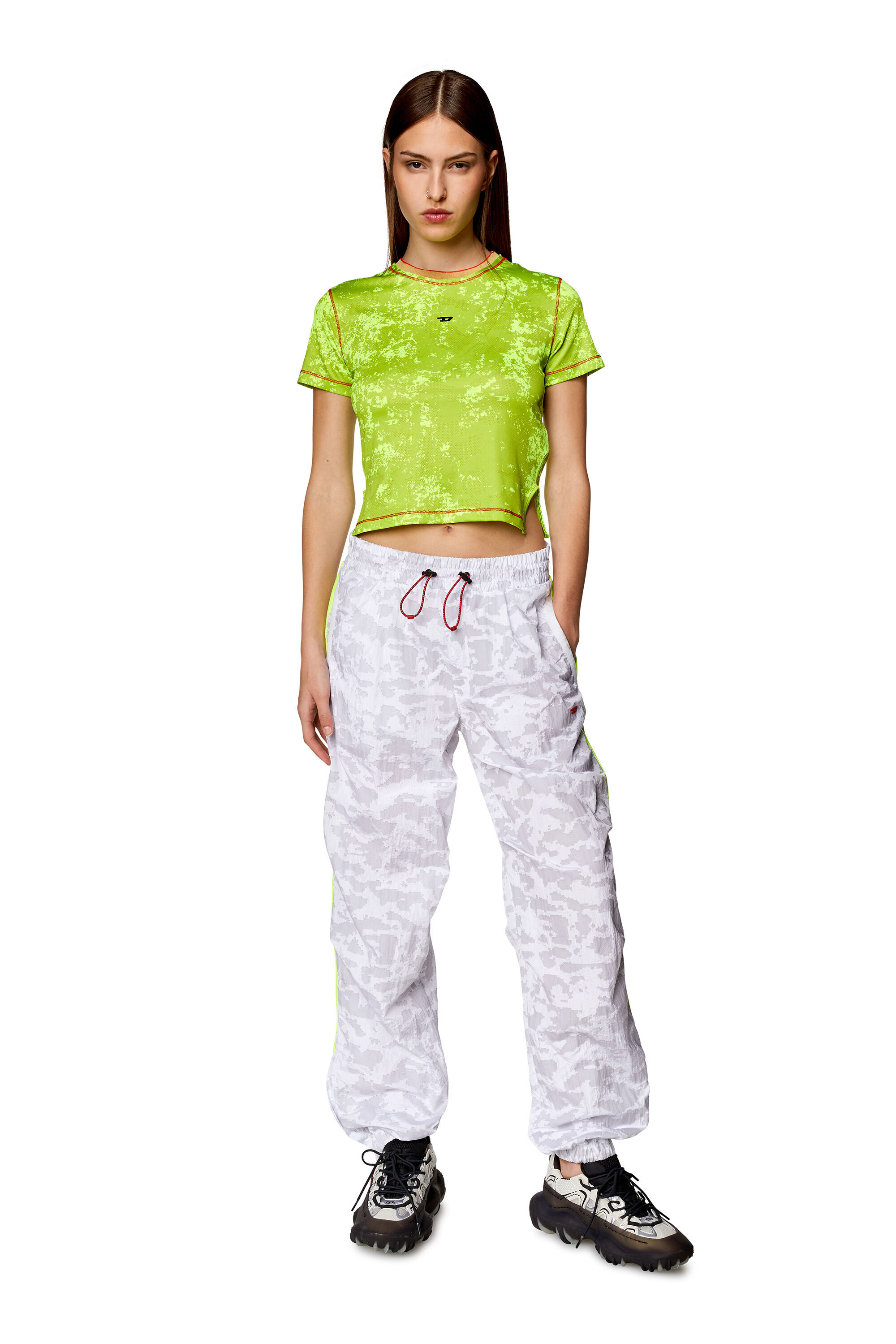 Tシャツ・カットソー AEAE BUTTON TANK TOP CAMO GREEN AE45SWSL004CGN Women's Tank Top Solid Emerald Green Color 100% Cotton