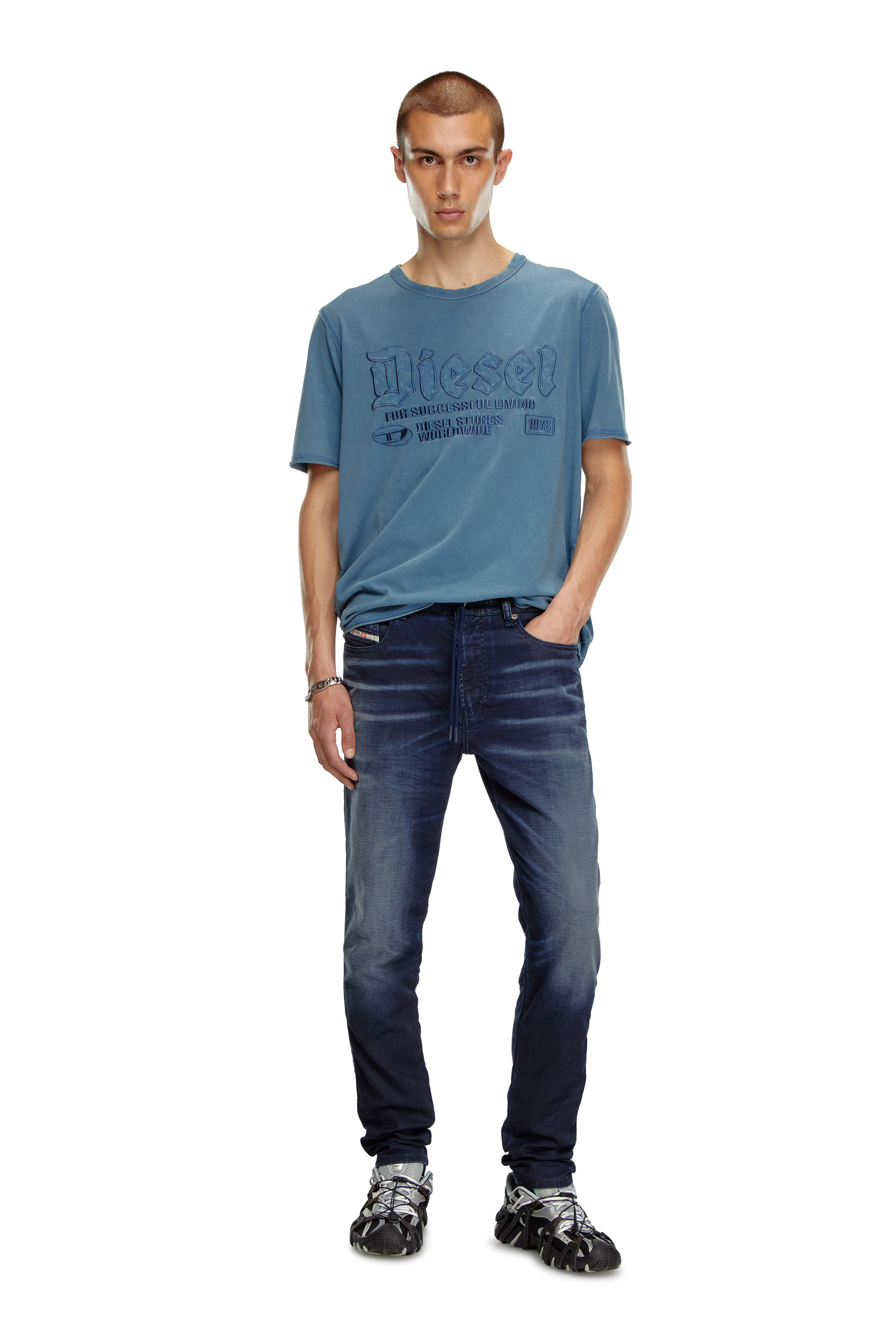 Men's Slim Jeans | Dark Blue | Diesel 2060 D-Strukt Joggjeans®