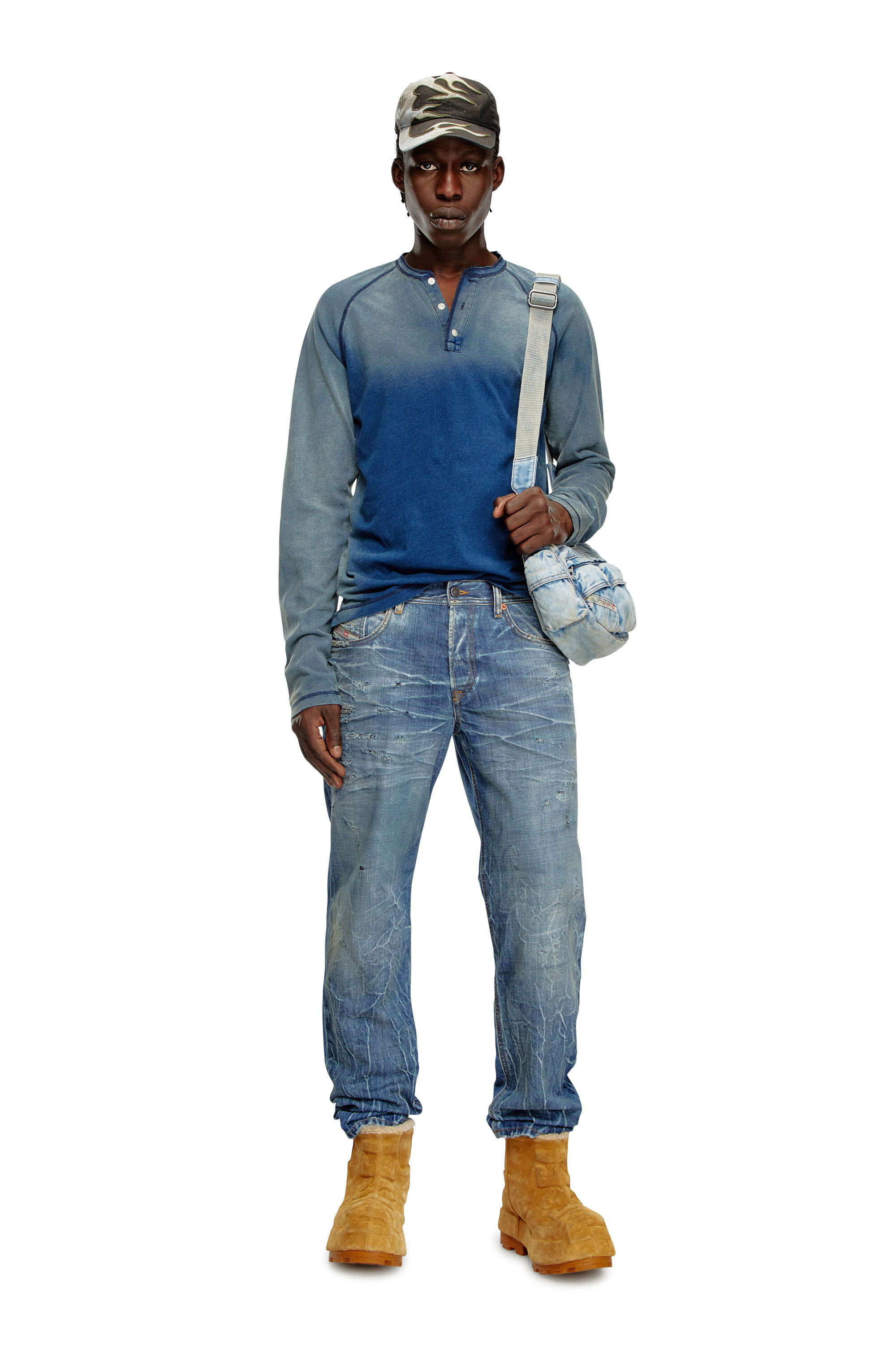 Men's Regular Jeans | Medium blue | Diesel 2023 D-Finitive