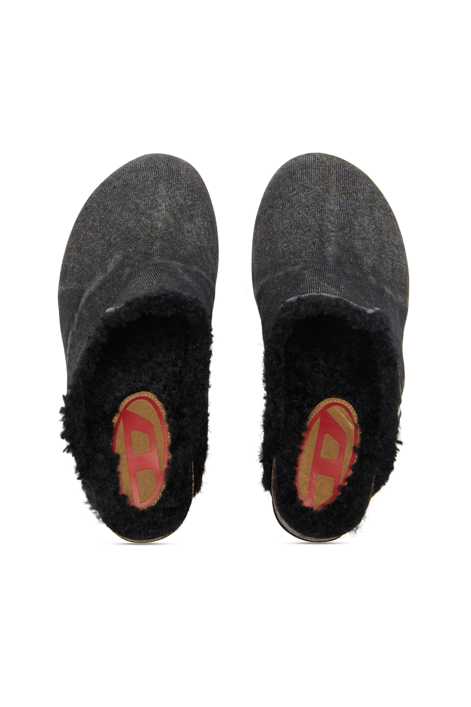 Men's D-Woodstock-Mules in faded denim | Blue | Diesel