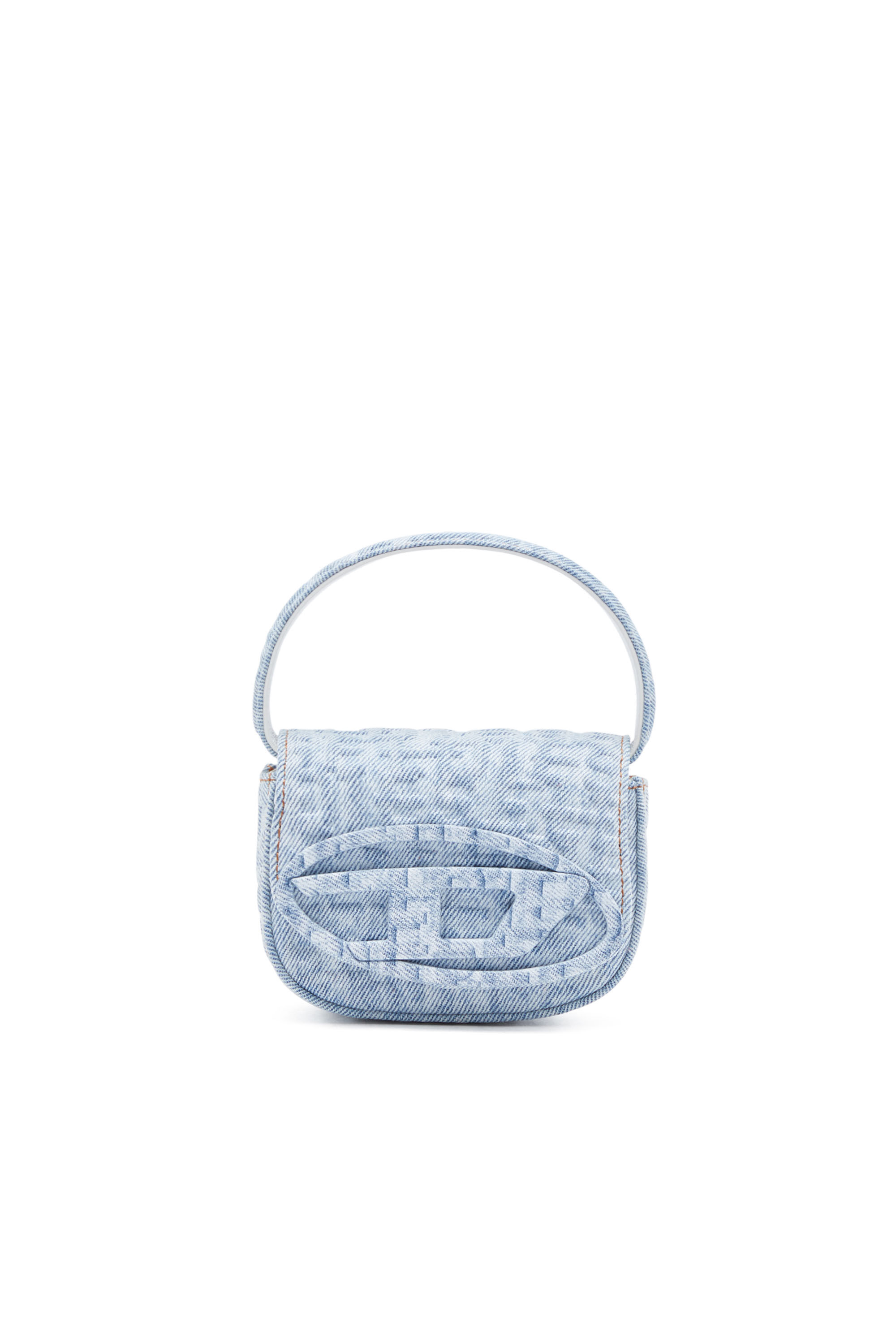 1DR XS Woman: Mini bag in monogram denim | Diesel