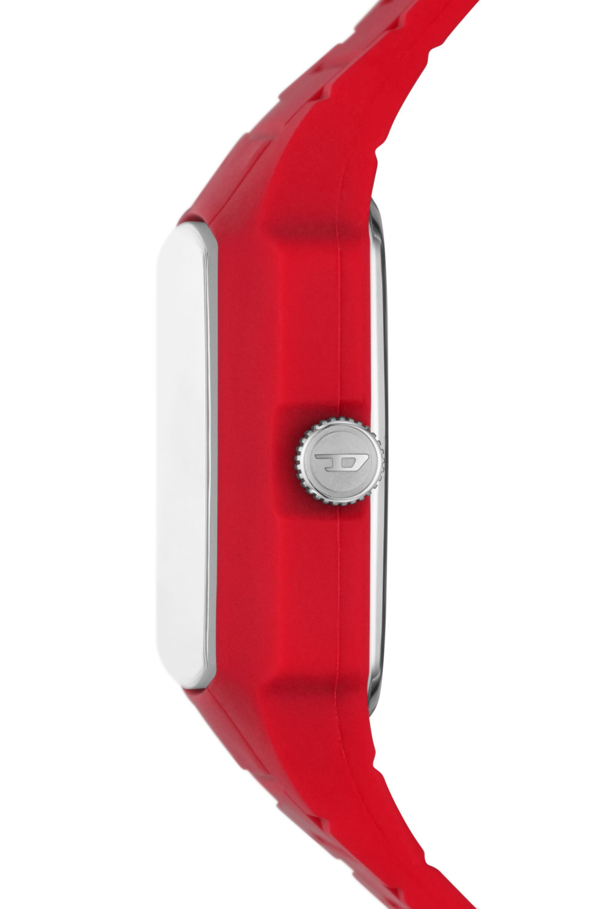 Men\'s Cliffhanger 2.0 Red Silicone Watch | DZ2165 Diesel