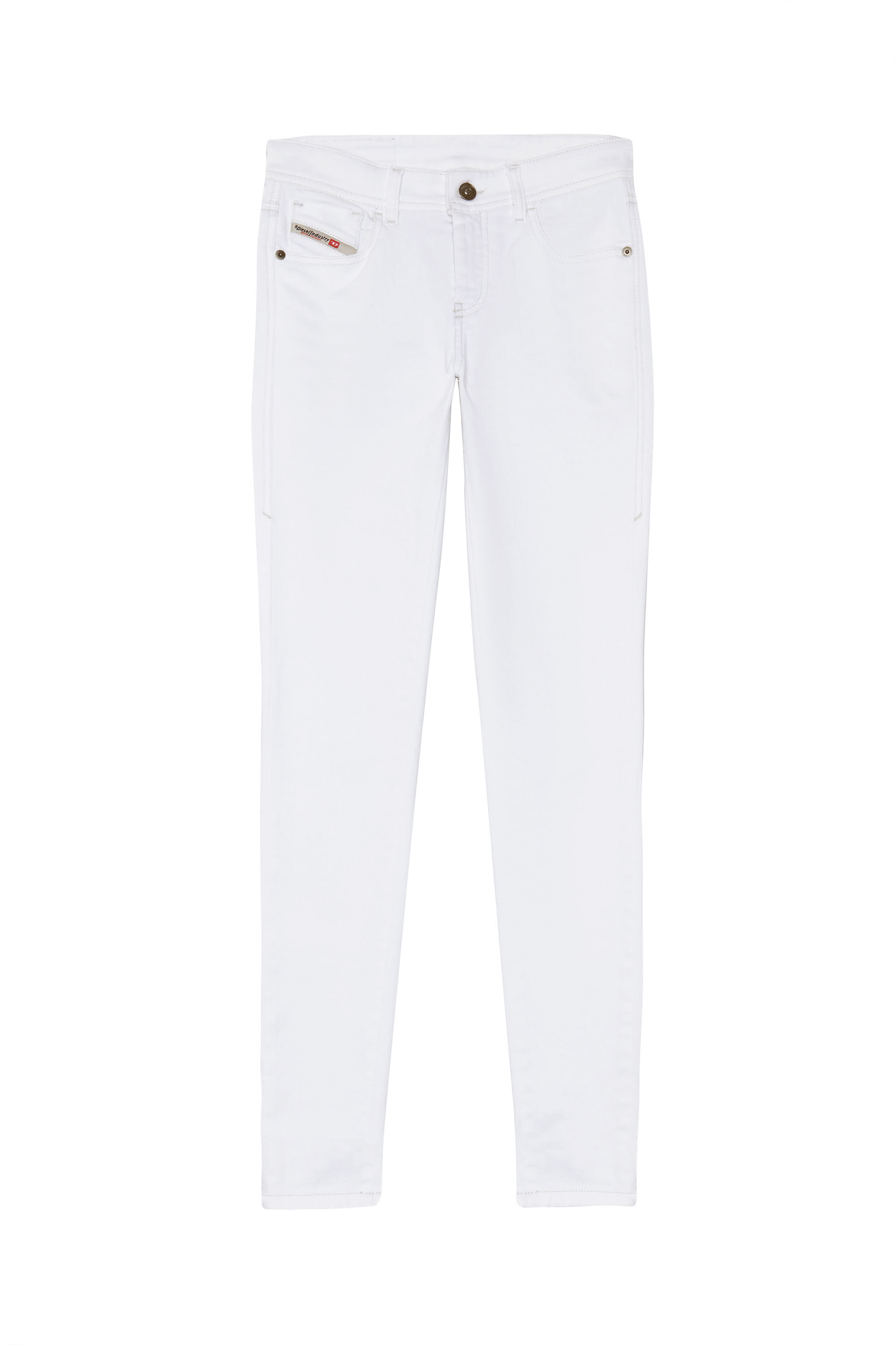 Diesel - Super skinny Jeans 2017 Slandy 09C78, White - Image 2
