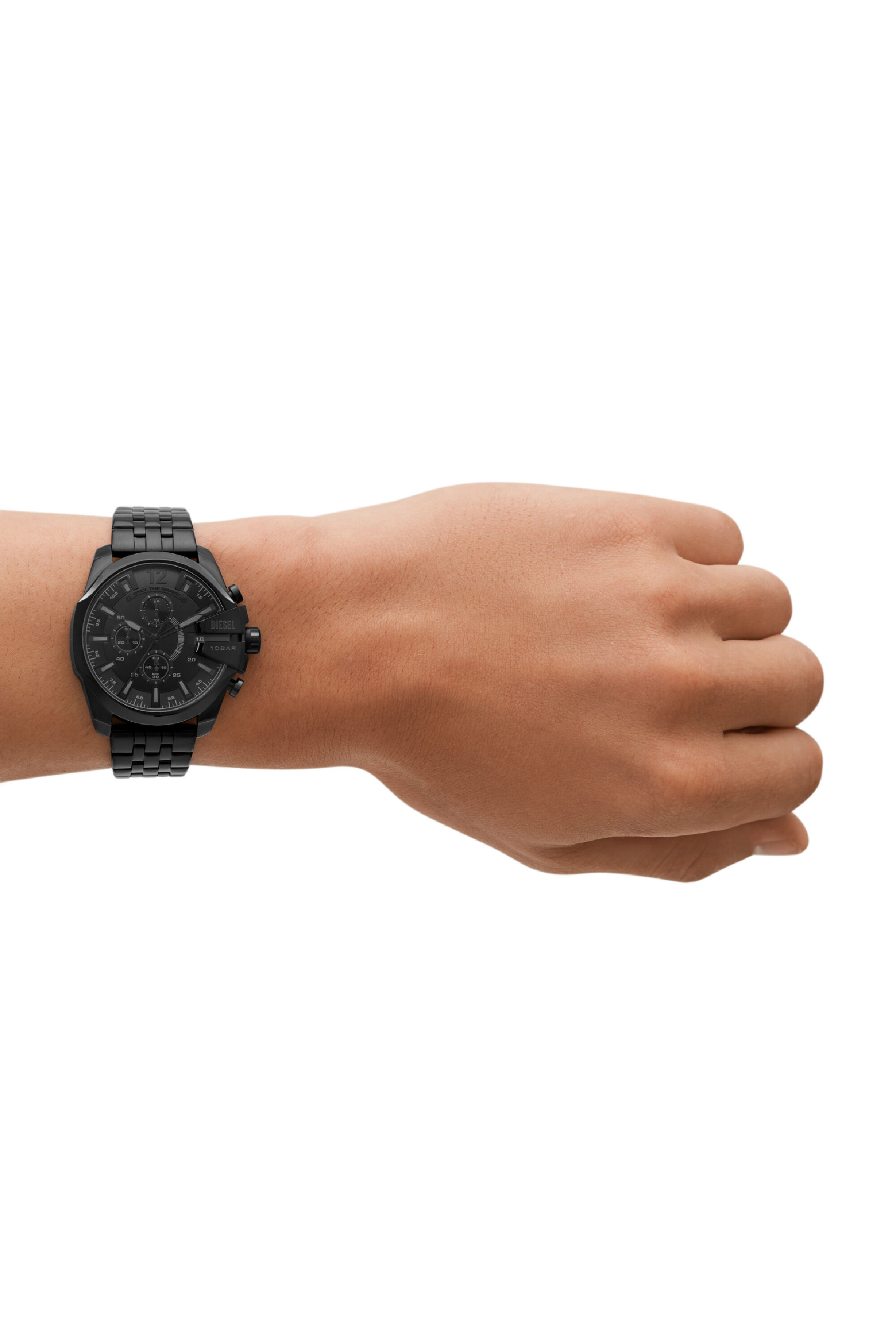 上質で快適 Baby Men's Chief Black | watch steel stainless Chronograph 化粧水・ローション・トナー