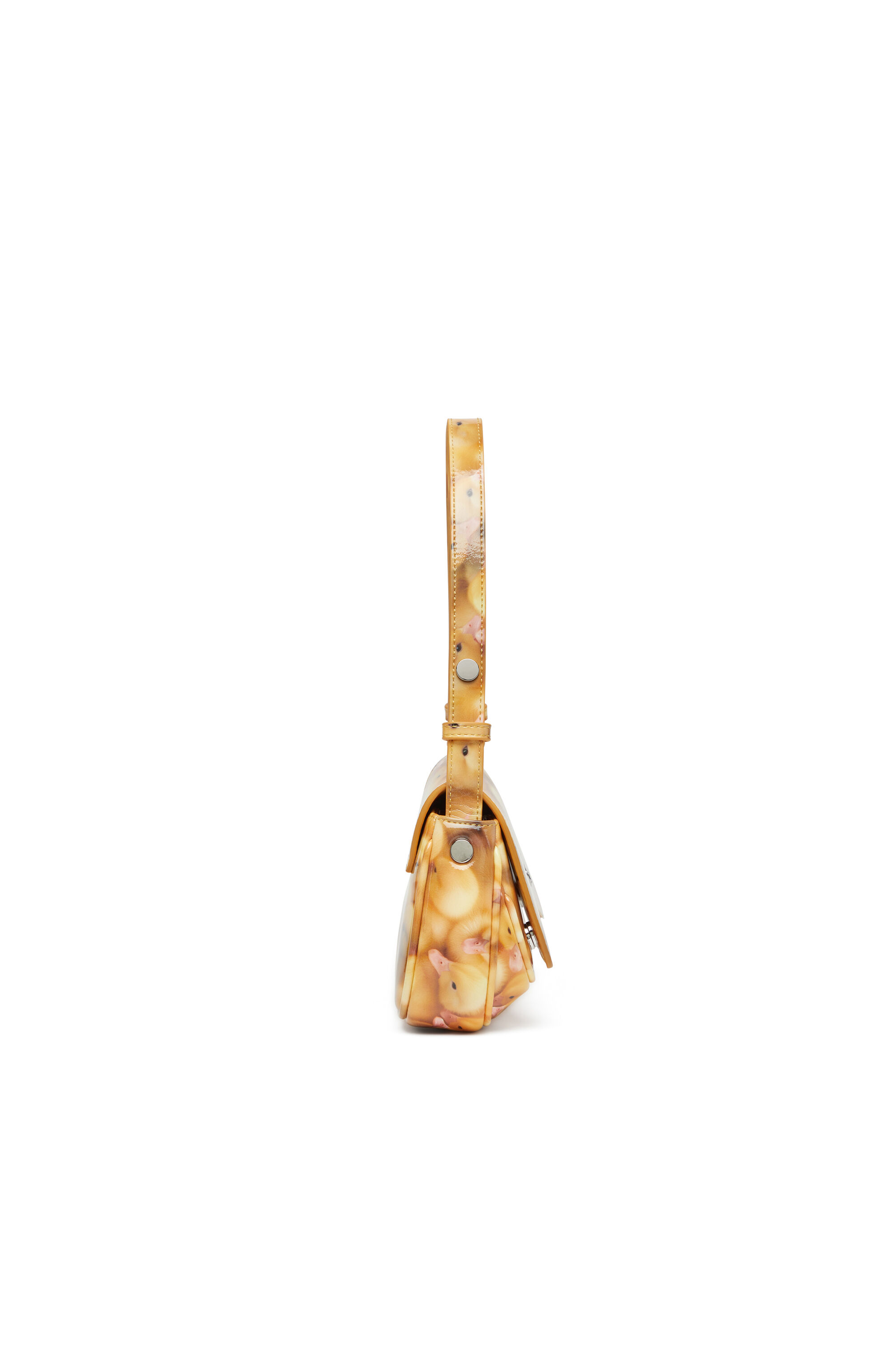 Diesel - PLAY CLUTCH, Play-Clutch brillante con estampado Mujer in Amarillo - 4