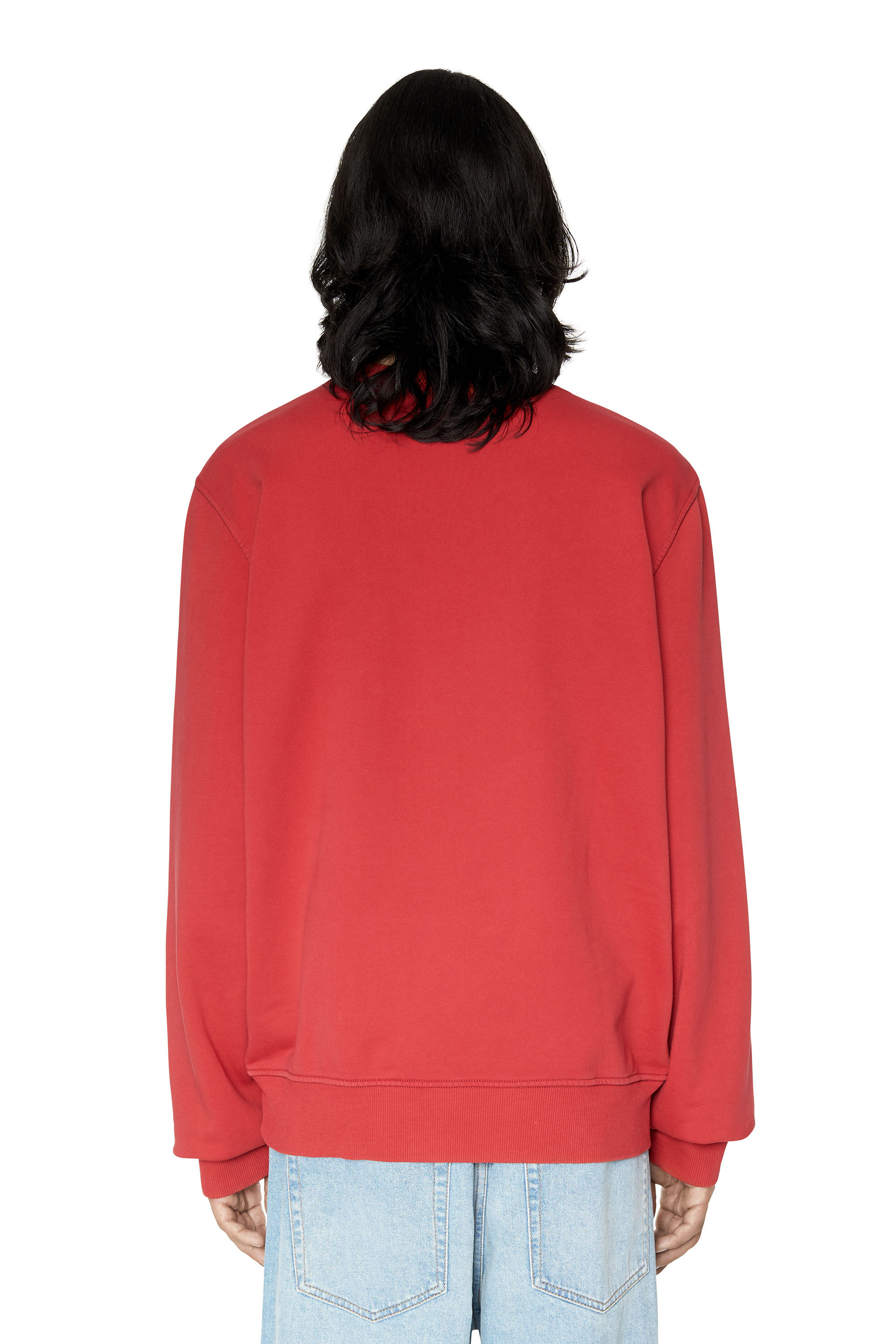 S-GINN-E5 Man: Sweatshirt with bleeding-effect logo | Diesel