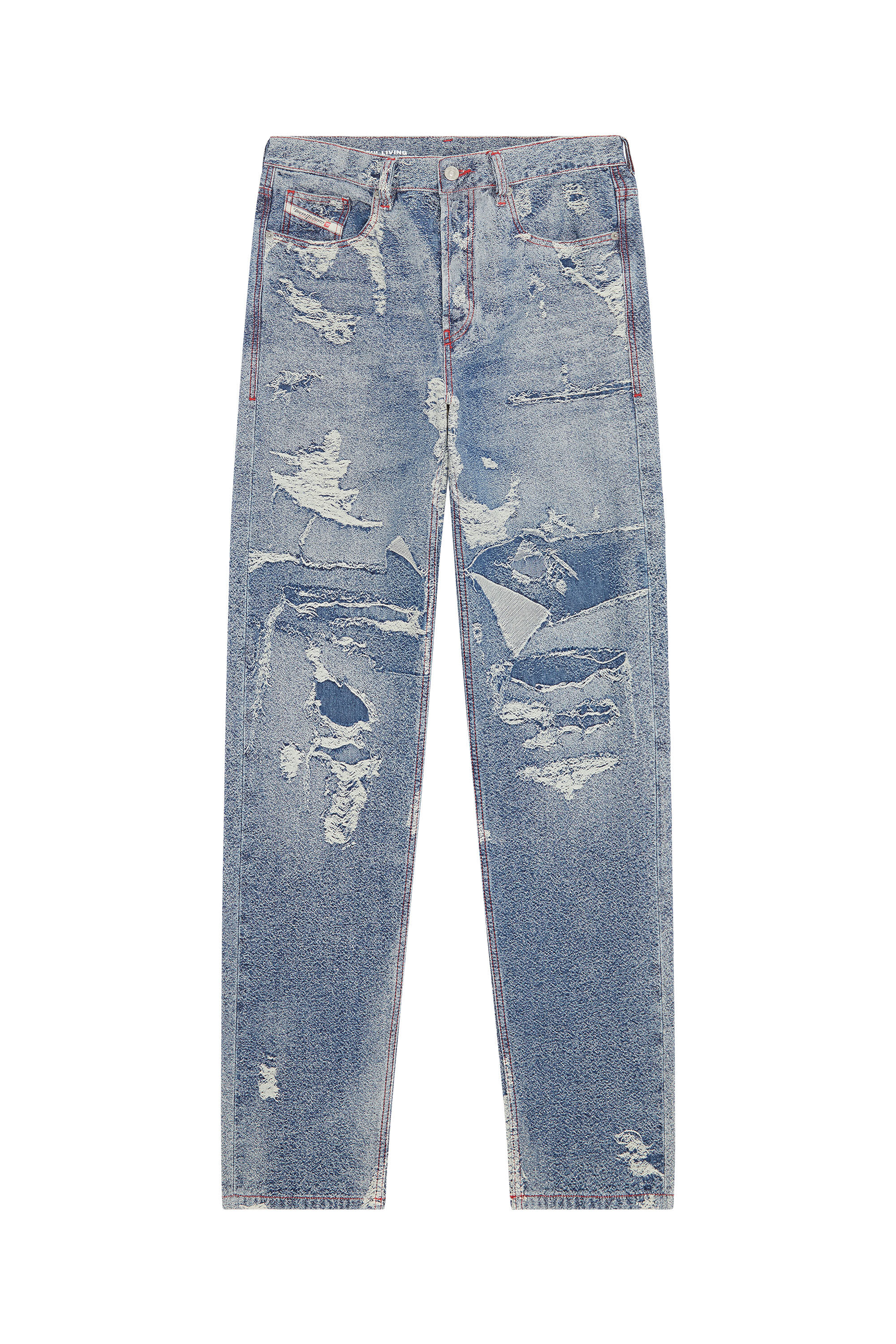 Diesel - Straight Jeans 2010 D-Macs 09F10, Azul Oscuro - Image 2