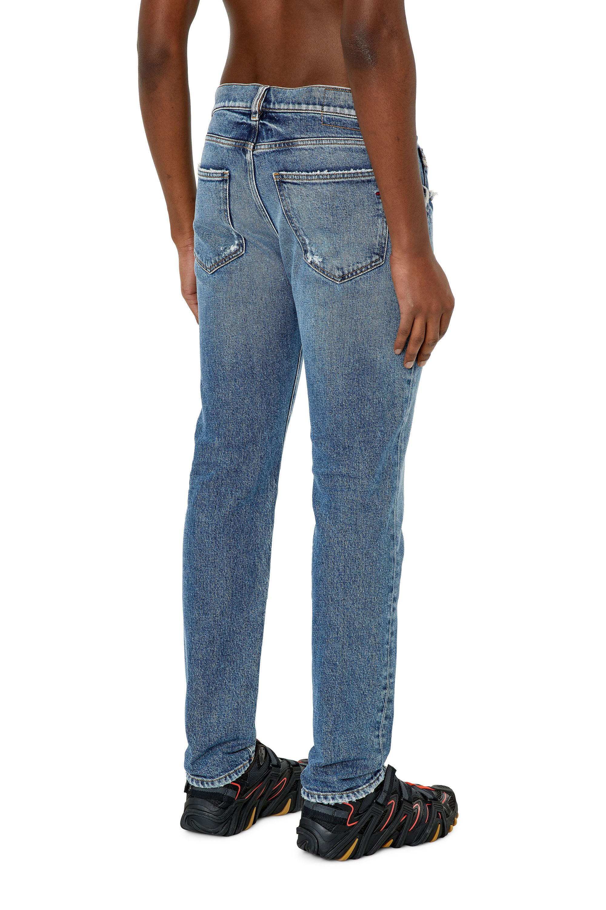 Diesel - Slim Jeans 2019 D-Strukt 09F16, Azul medio - Image 4