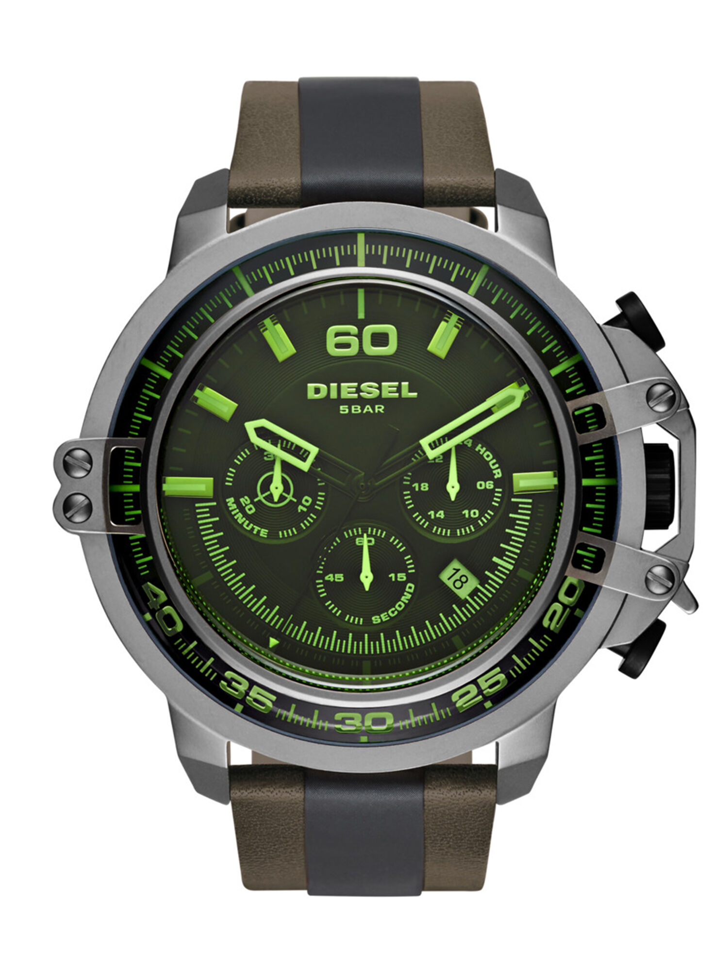 Reloj diesel verde militar outlet