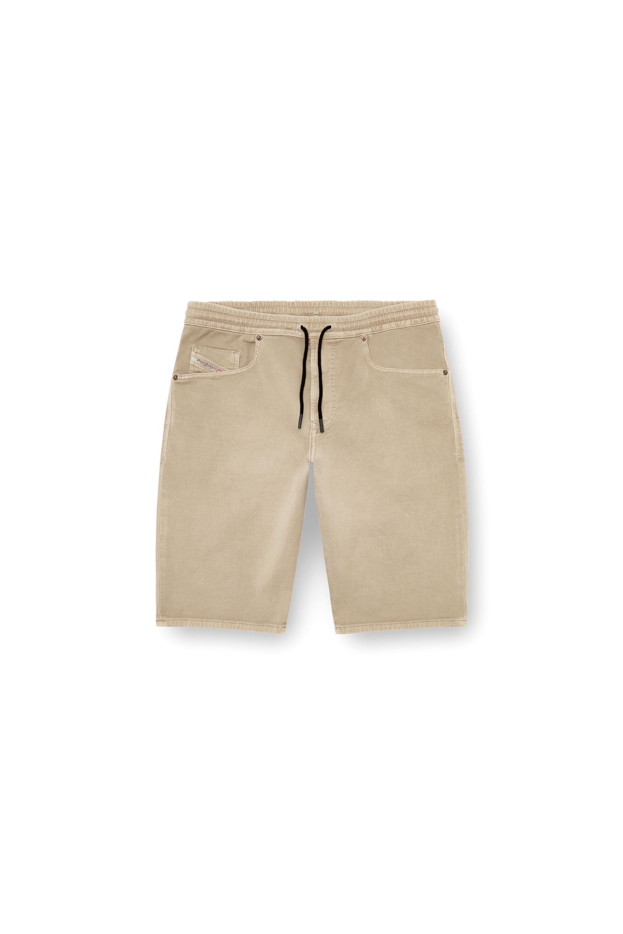 Diesel - 2033 D-KROOLEY-SHORT JOGG, Man's Chino shorts in JoggJeans in Grey - 1