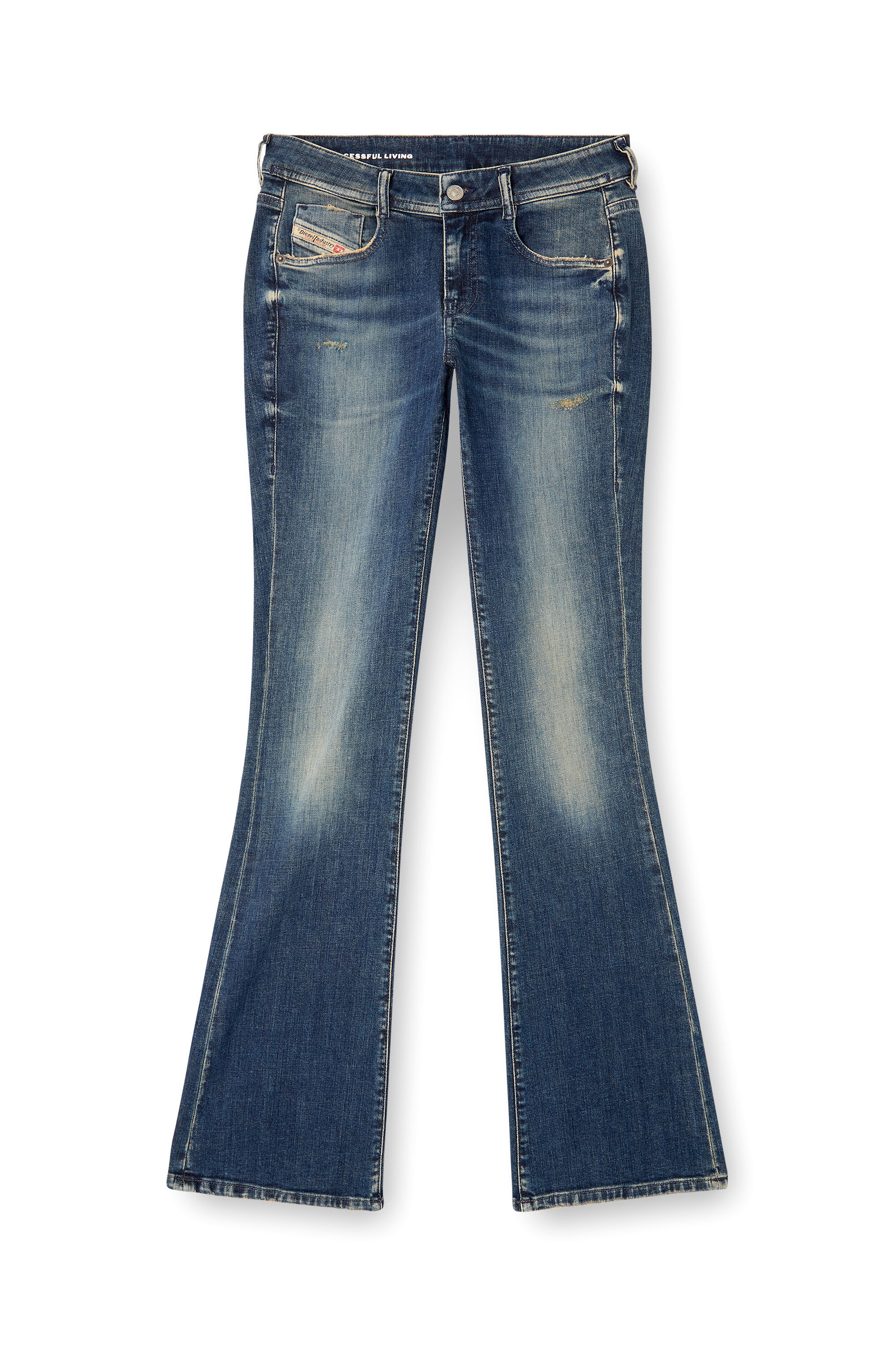 Diesel - Bootcut Jeans 1969 D-Ebbey 09L96 Mujer, Azul Oscuro - 2